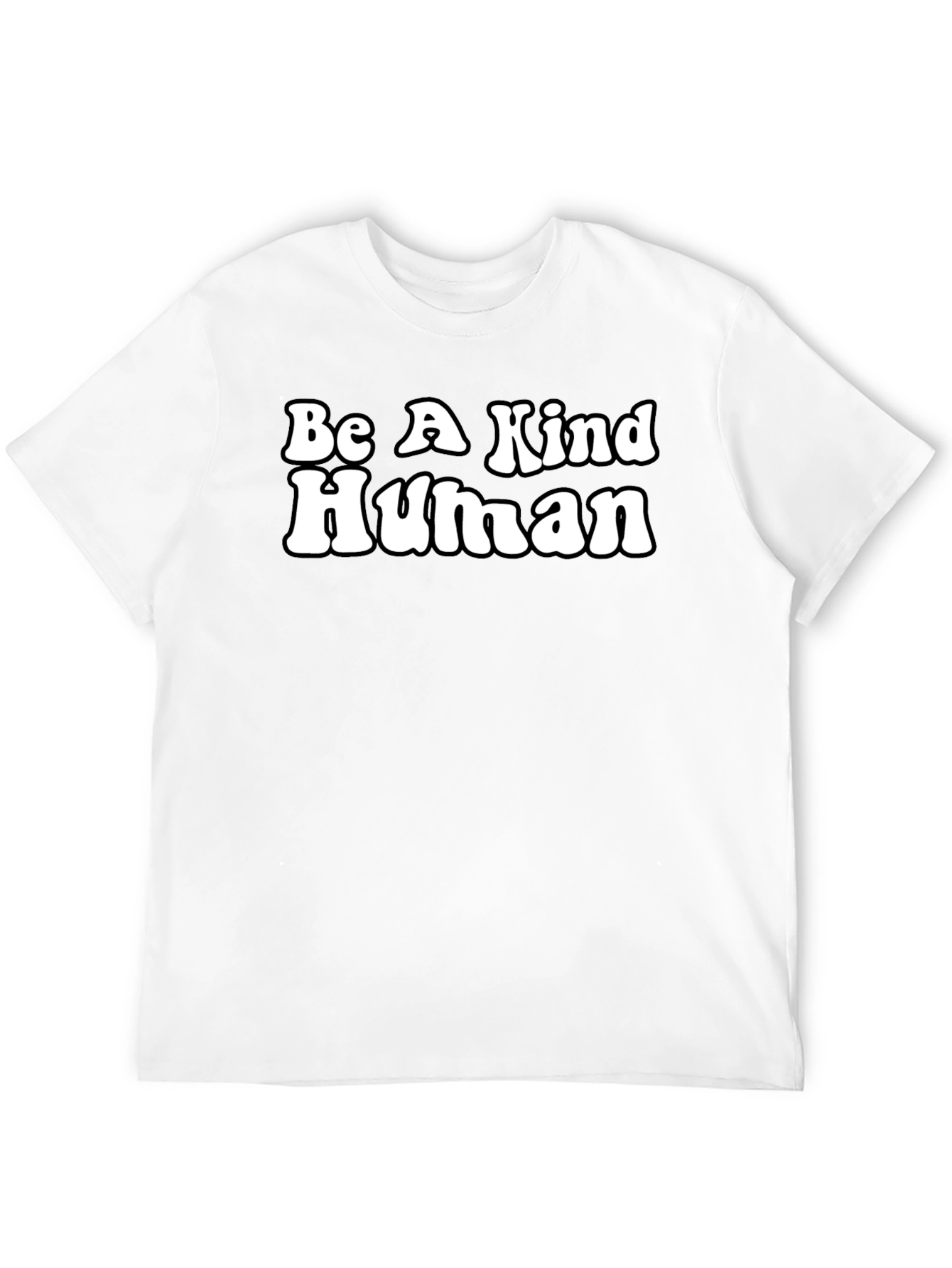 Be A Kind Human Graphic Tee - Black