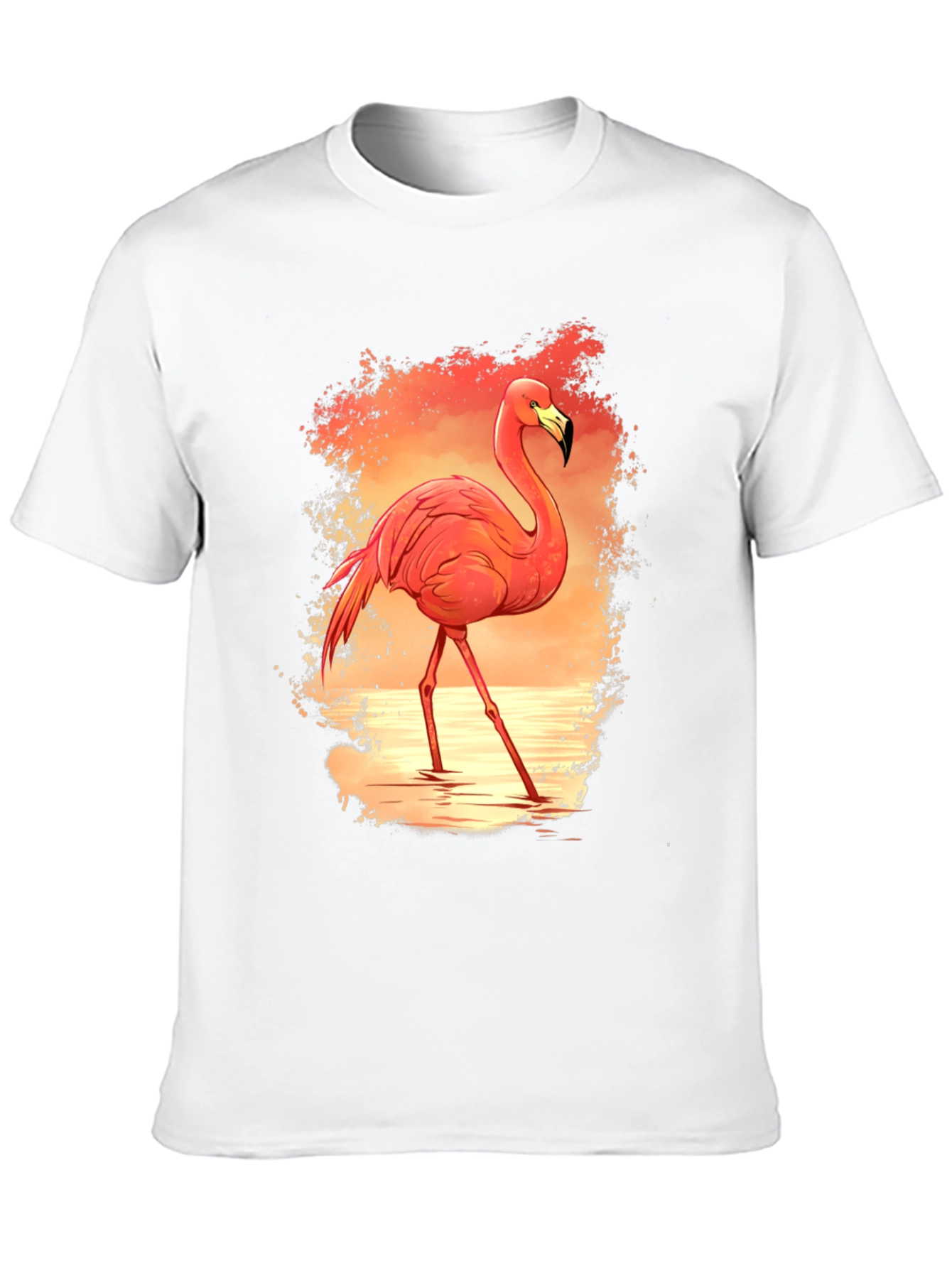 Flamingo Graphic Tee - Tropical Vibe