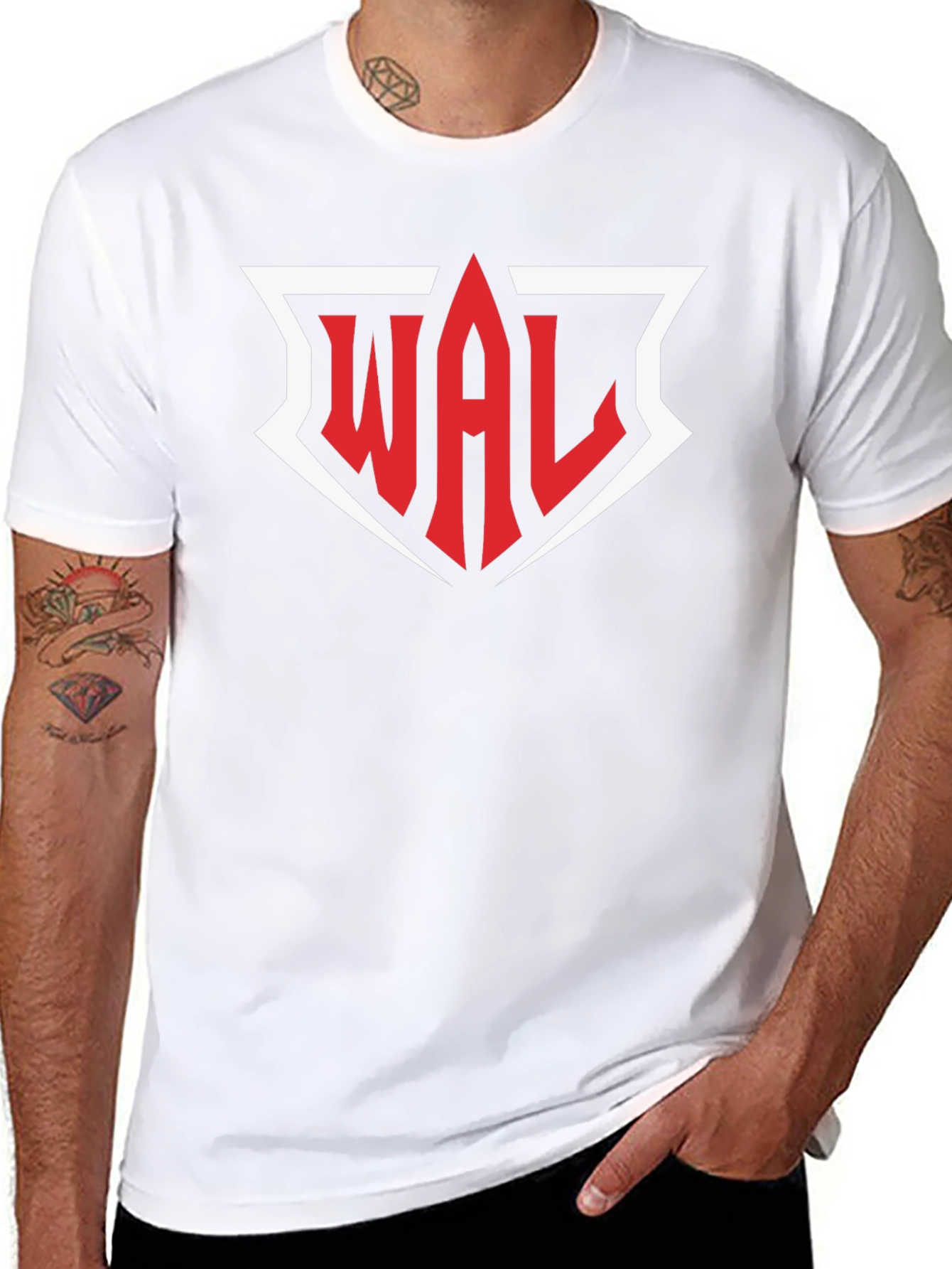 WAL Arm Wrestling Black T-Shirt