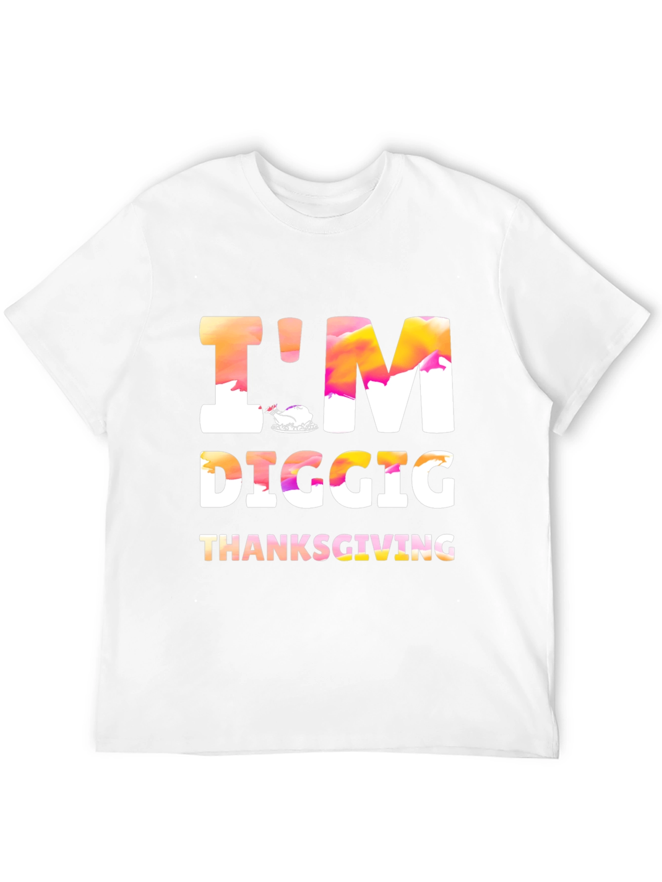Im Digging Thanksgiving Black Tee