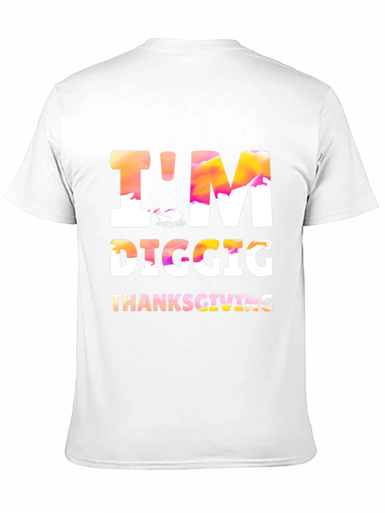 Im Digging Thanksgiving Black Tee