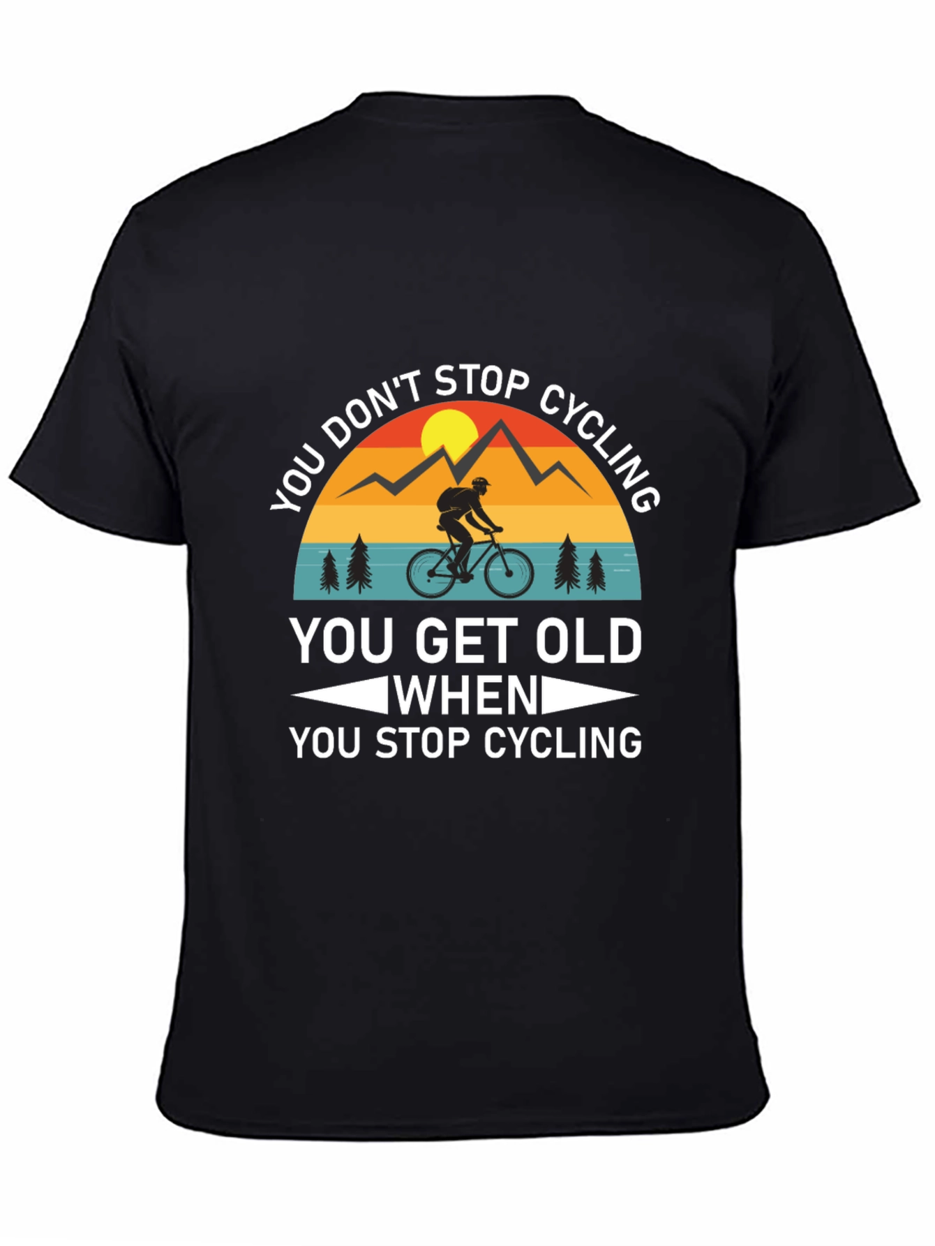Cycling Quote Graphic T-Shirt