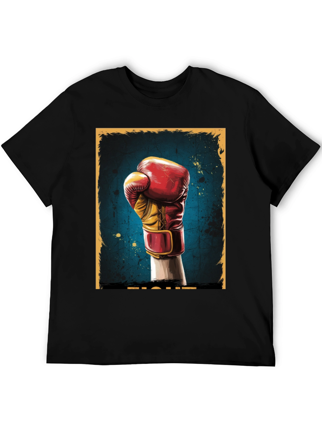Fight Graphic Tee - Boxing Glove Print