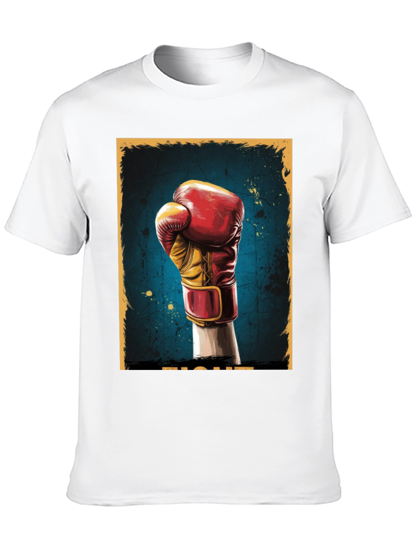 Fight Graphic Tee - Boxing Glove Print