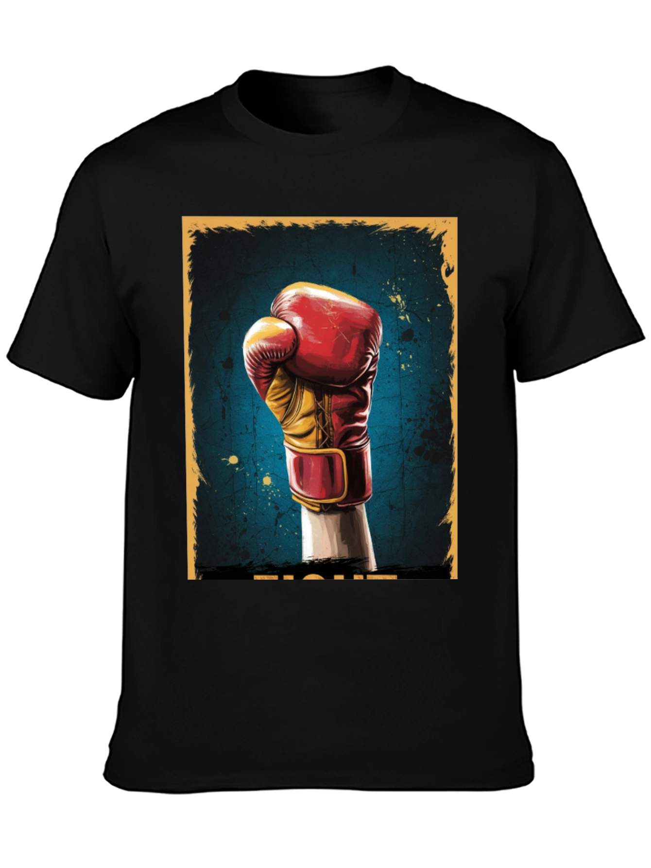 Fight Graphic Tee - Boxing Glove Print