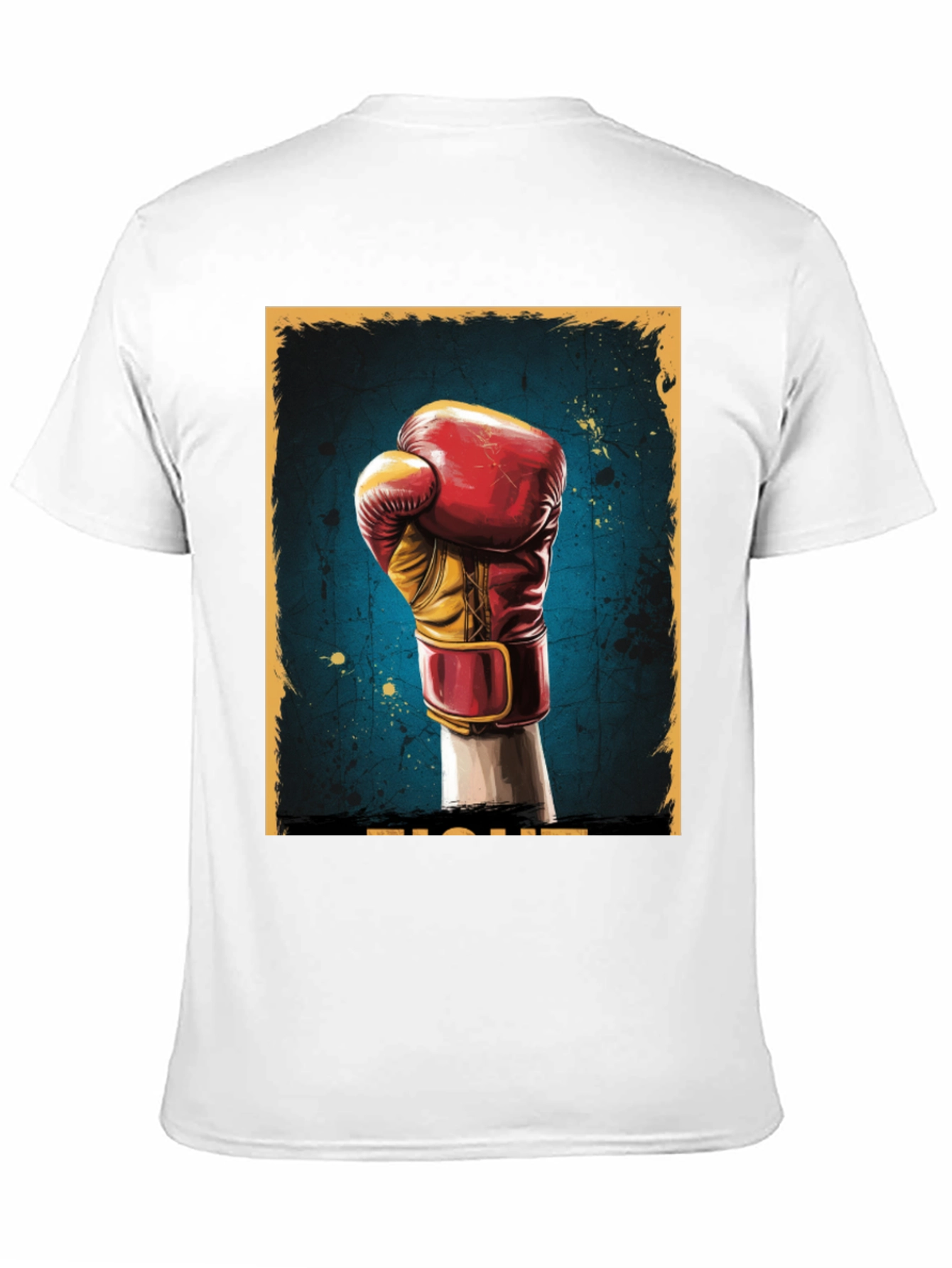 Fight Graphic Tee - Boxing Glove Print