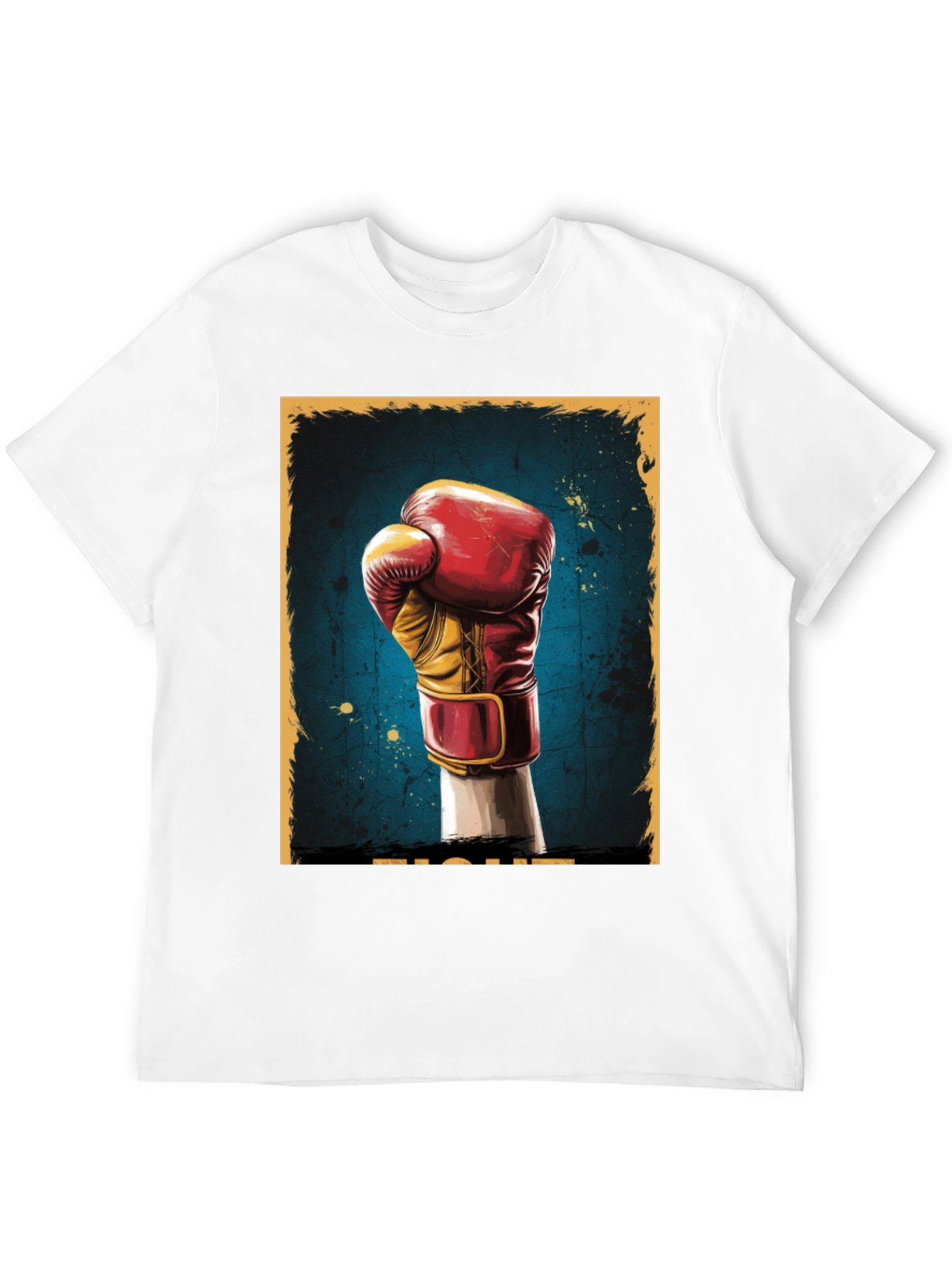 Fight Graphic Tee - Boxing Glove Print