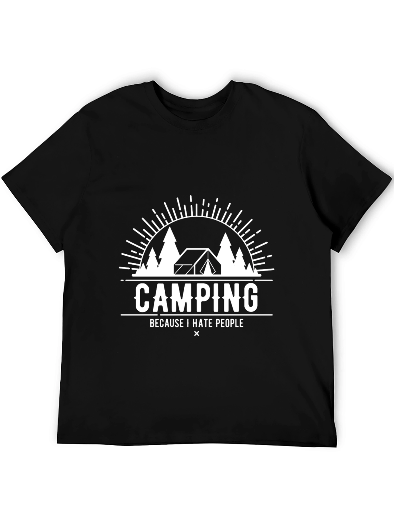 Camping Because I Hate People T-Shirt