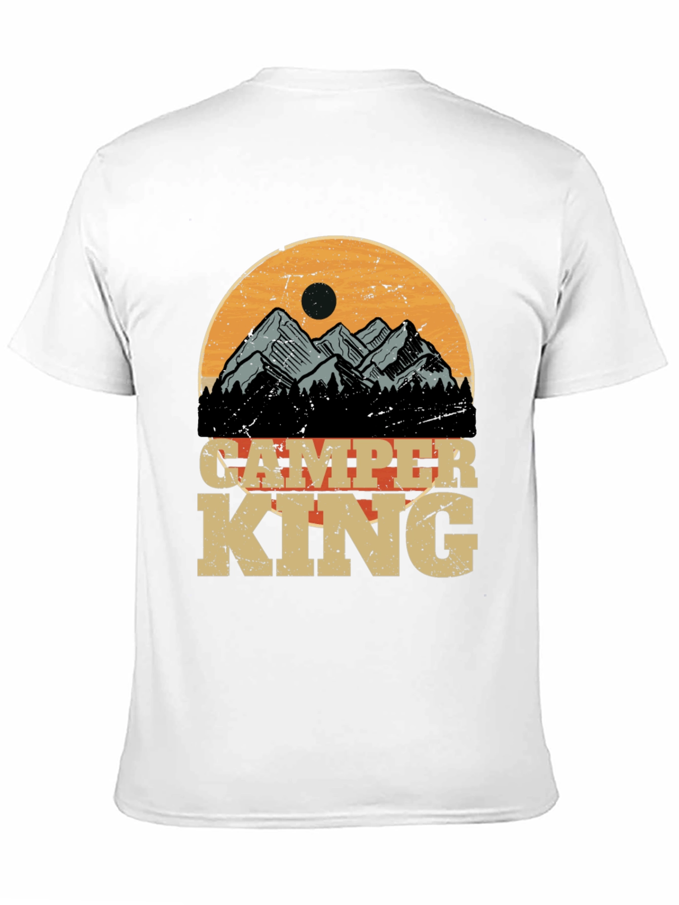 Camper King Graphic Tee - Outdoor Adventure T-Shirt