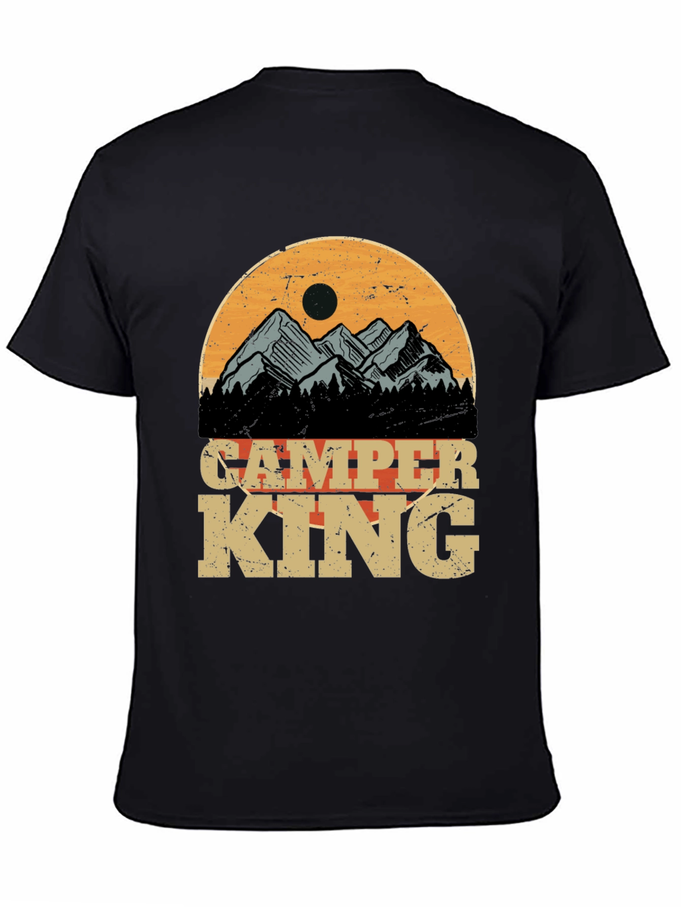 Camper King Graphic Tee - Outdoor Adventure T-Shirt