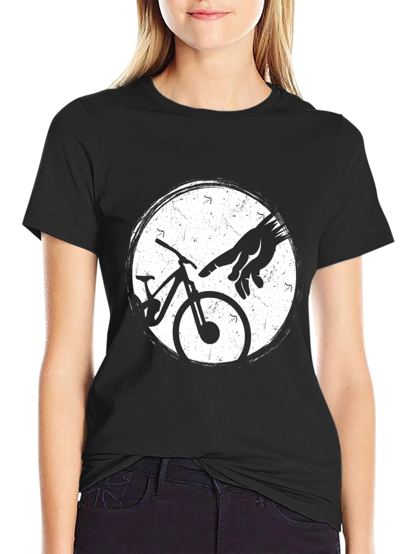 Bike Creation T-Shirt - Black Cotton Tee