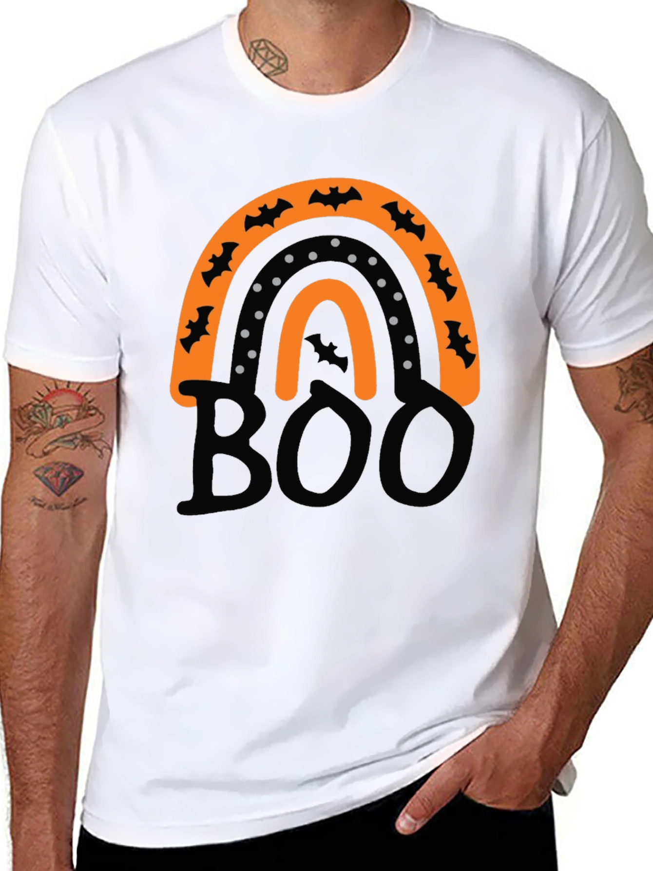 Boo Halloween Rainbow T-Shirt