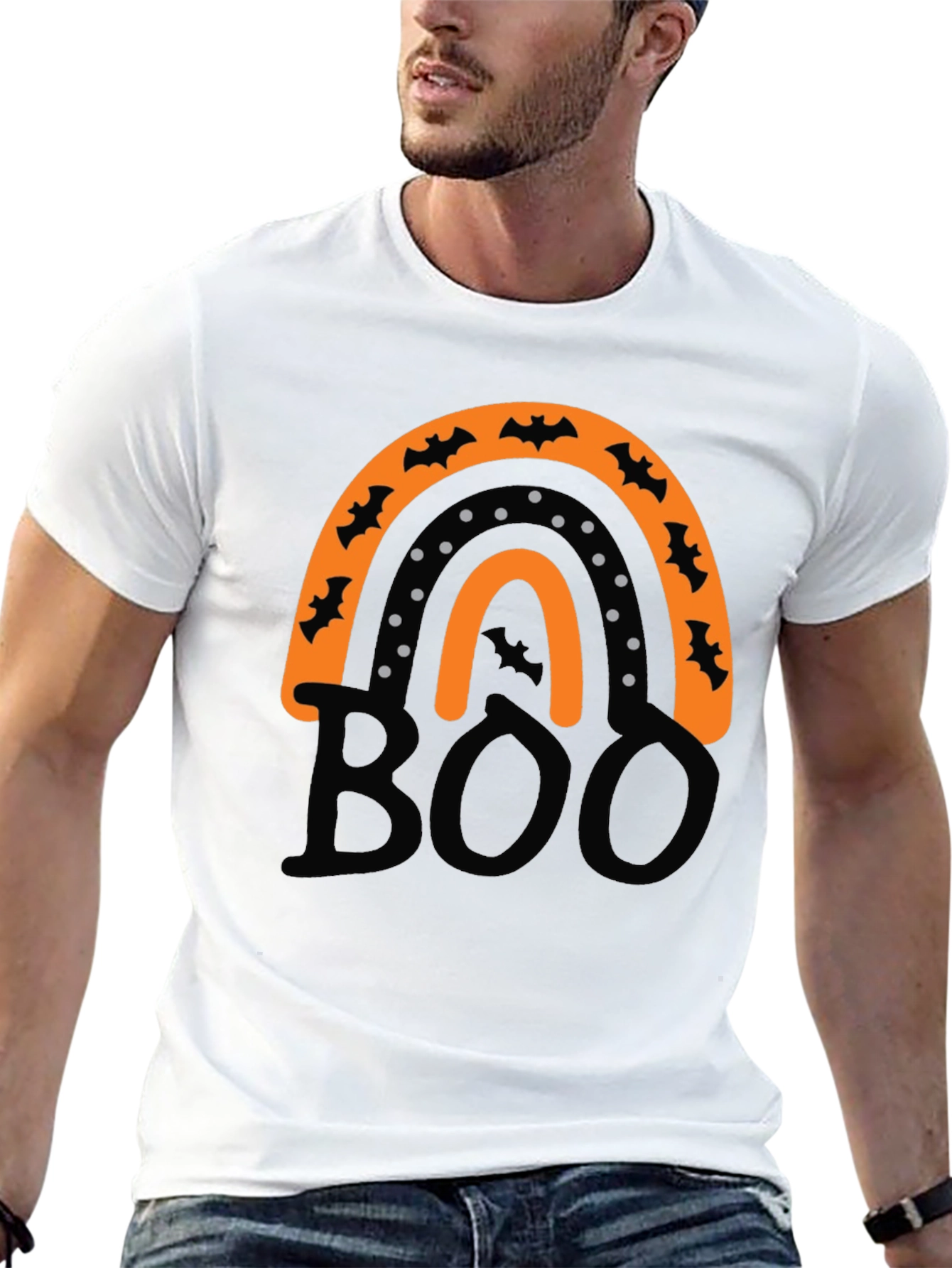Boo Halloween Rainbow T-Shirt