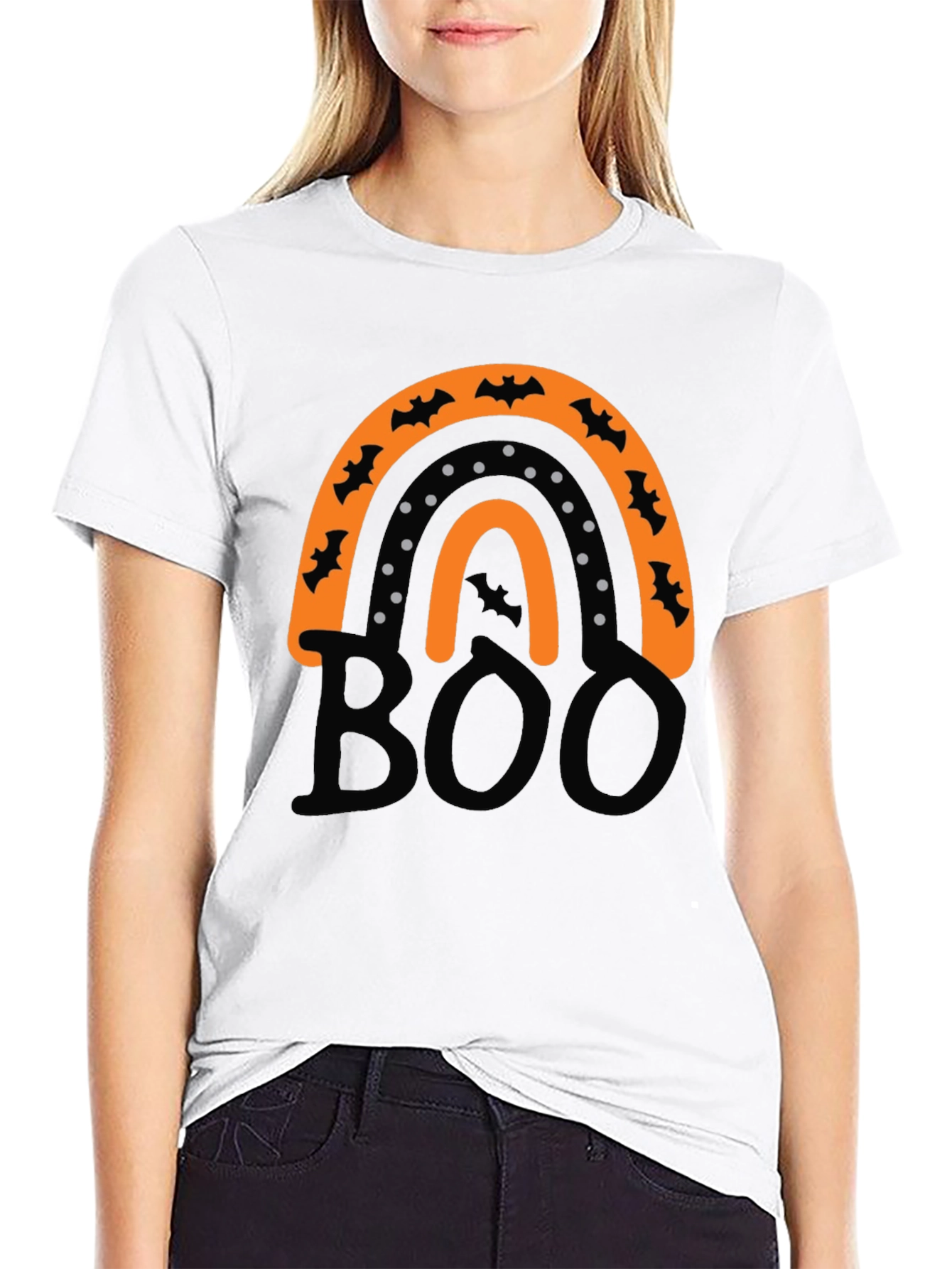 Boo Halloween Rainbow T-Shirt