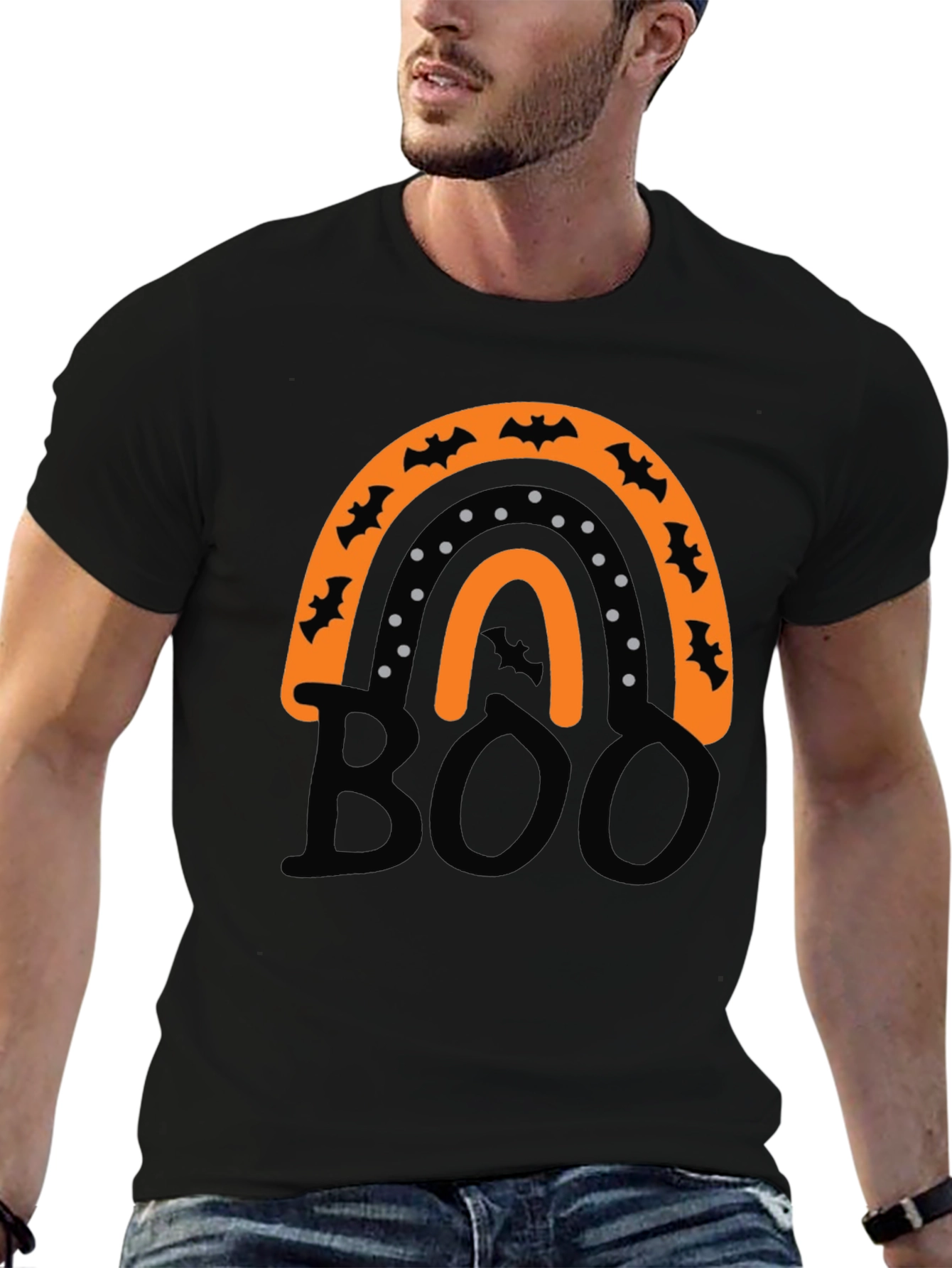 Boo Halloween Rainbow T-Shirt