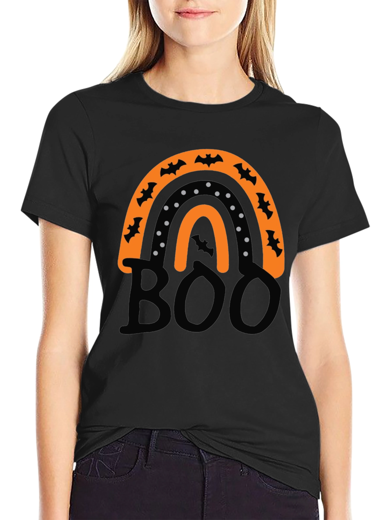 Boo Halloween Rainbow T-Shirt