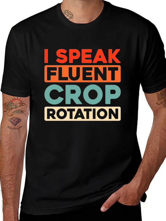 Funny Crop Rotation T-Shirt for Farmers