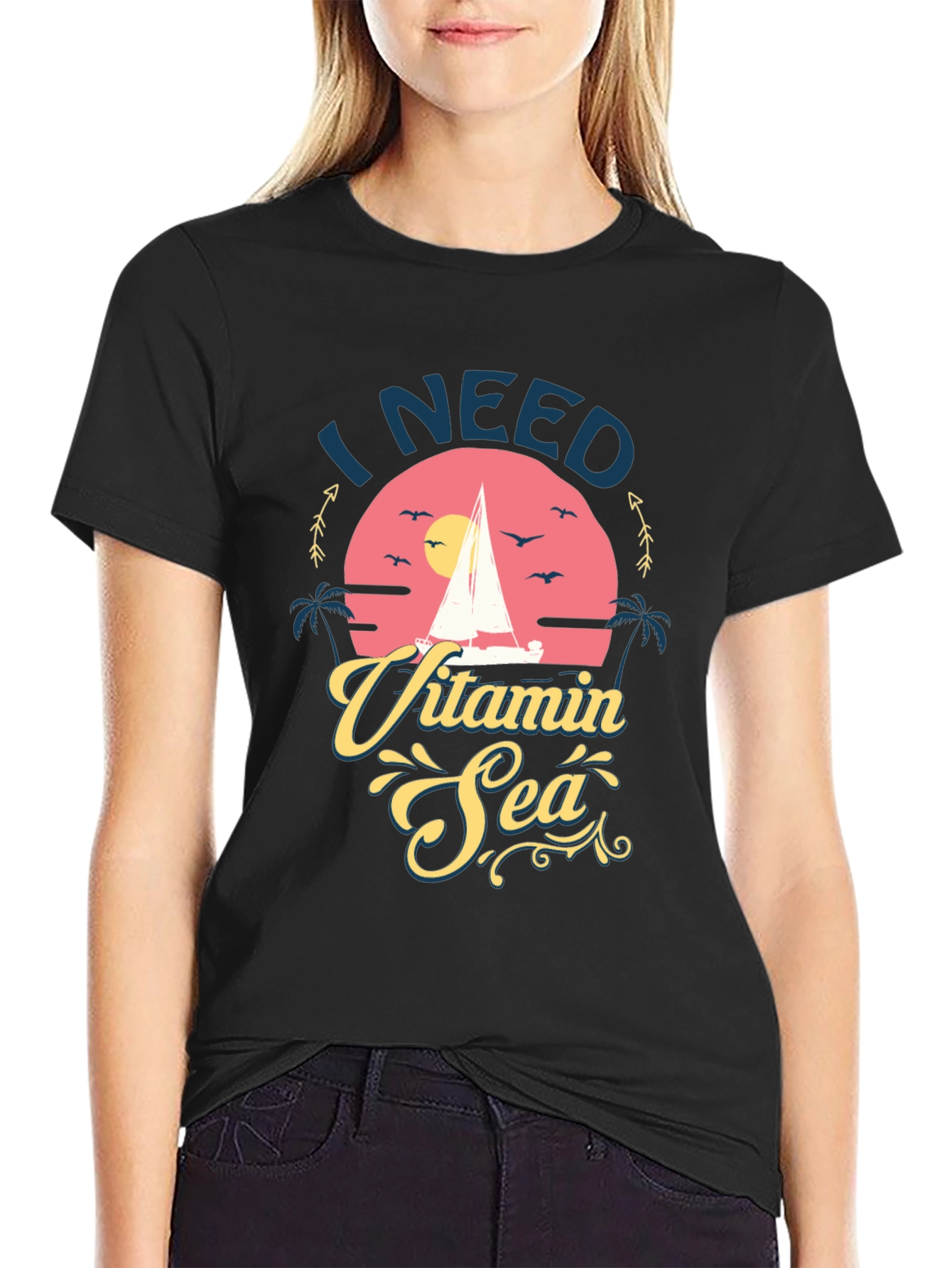 I Need Vitamin Sea Graphic T-Shirt