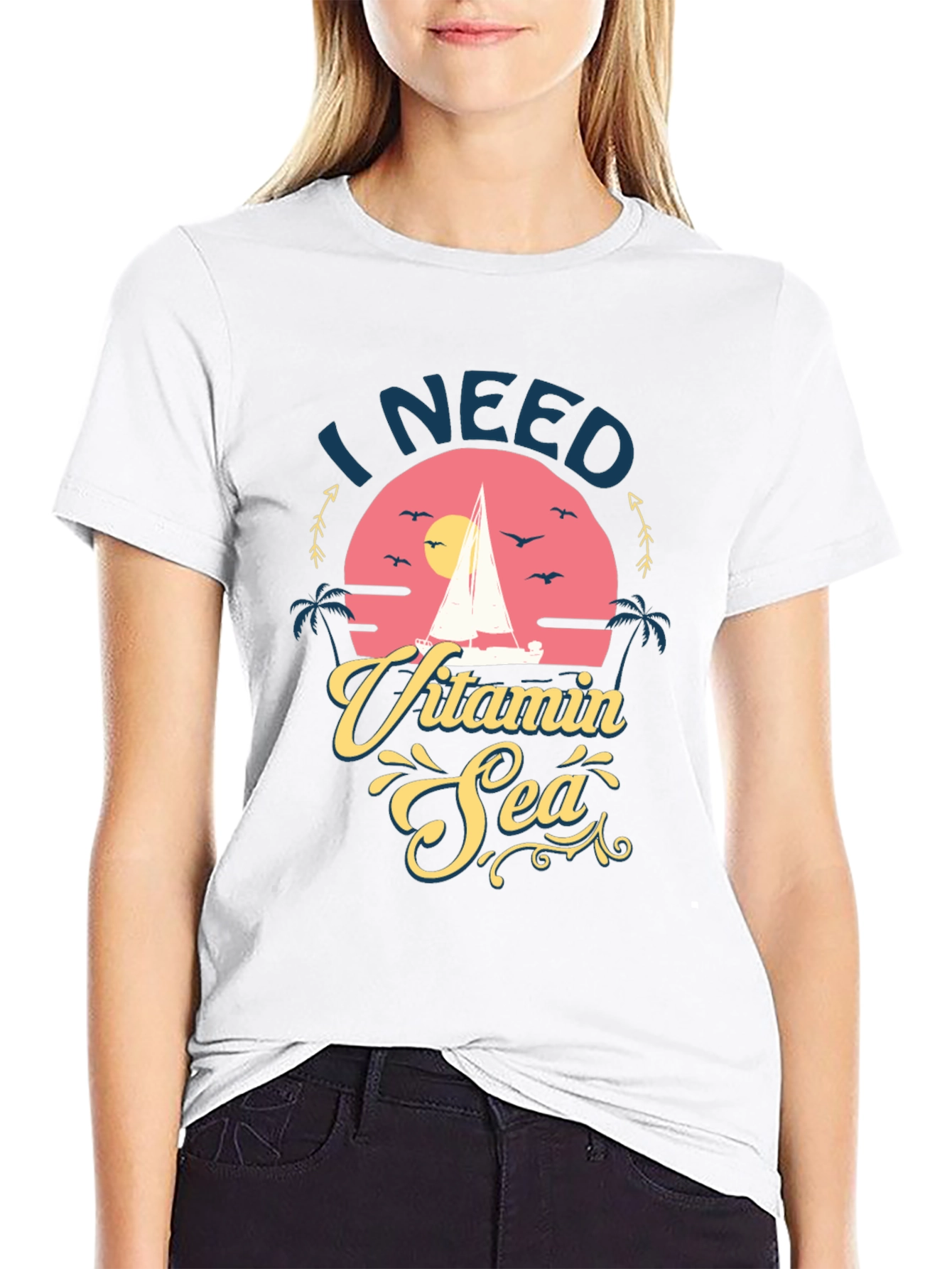 I Need Vitamin Sea Graphic T-Shirt