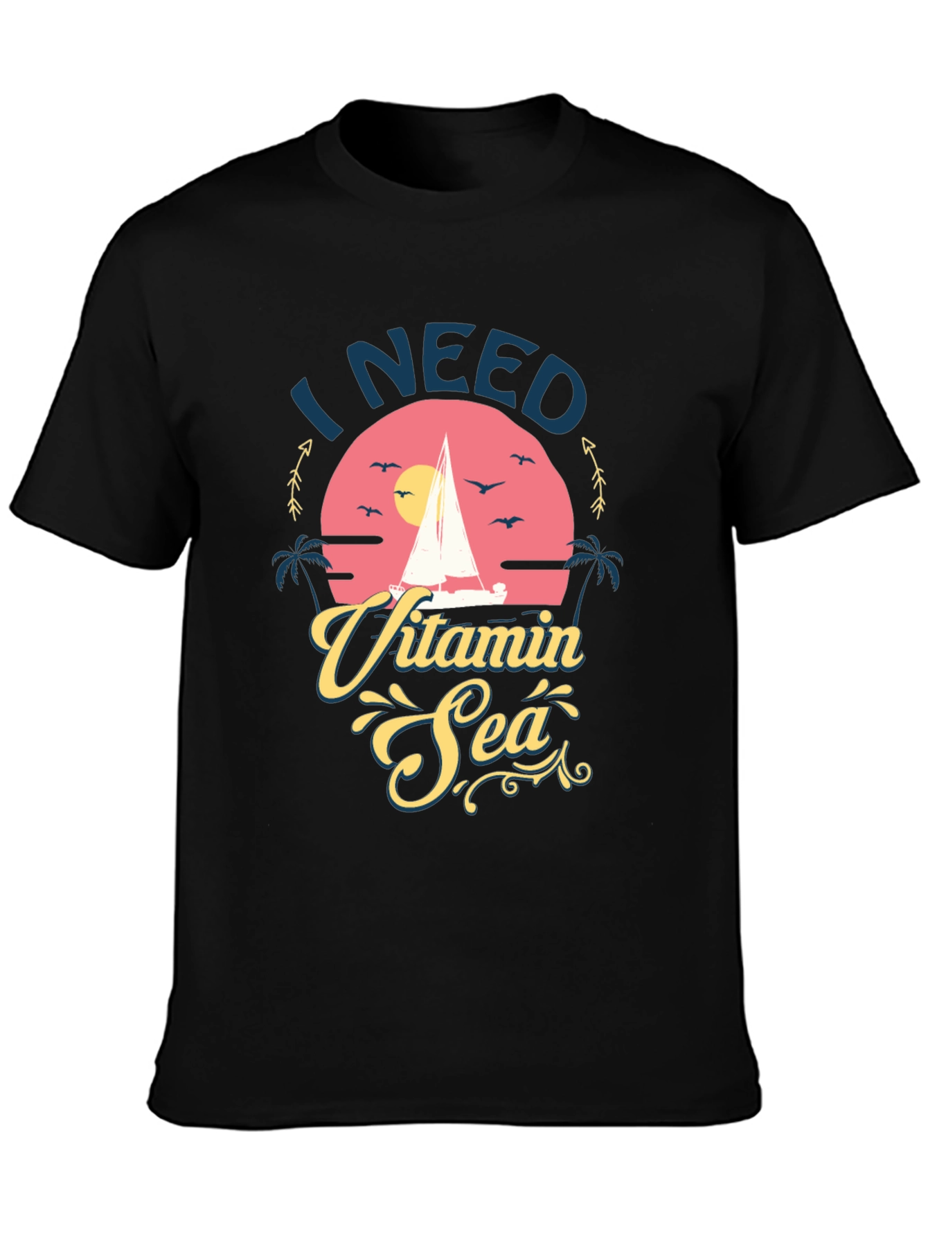 I Need Vitamin Sea Graphic T-Shirt