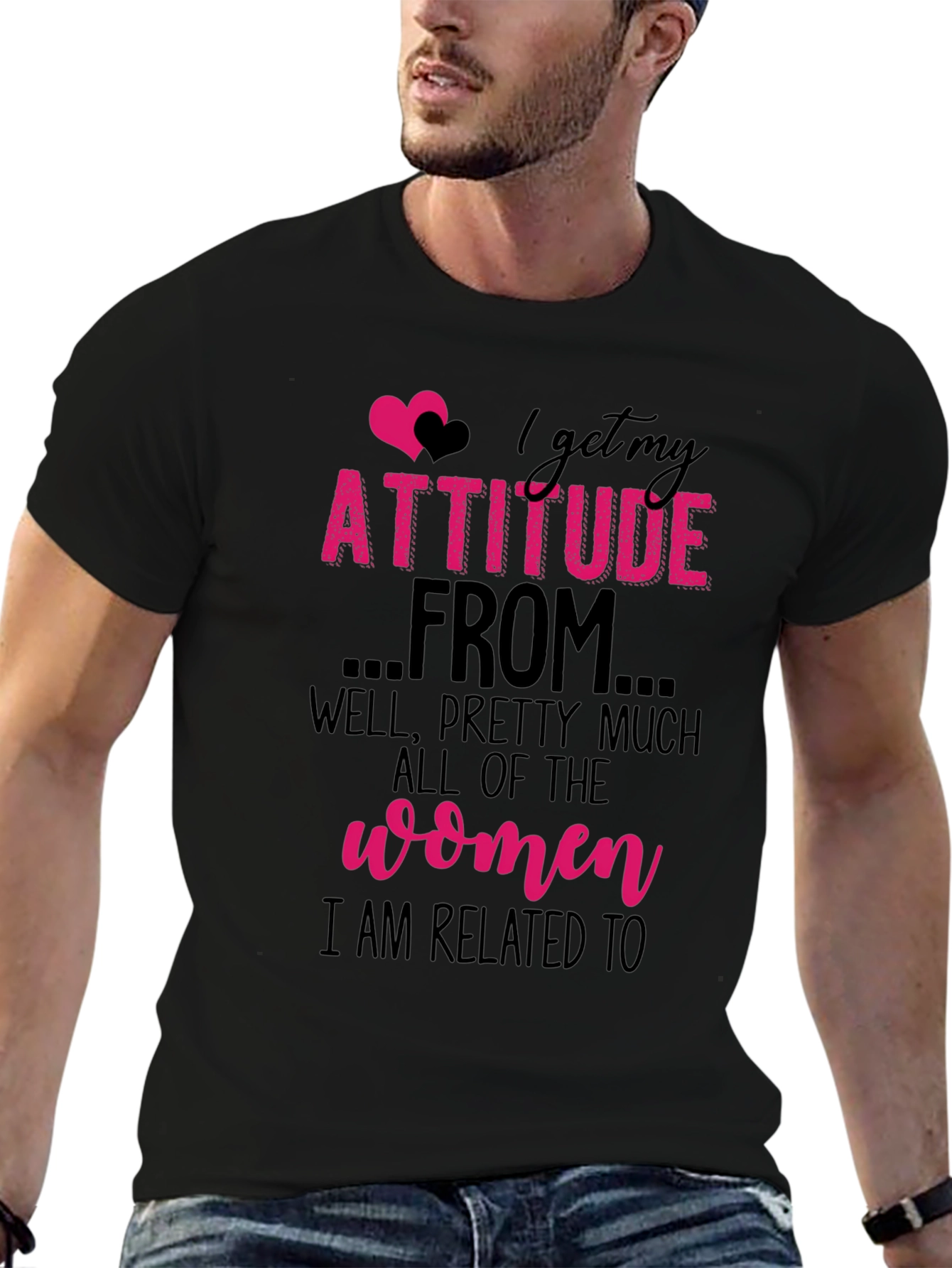 Attitude Women T-Shirt - Related To Women Tee
