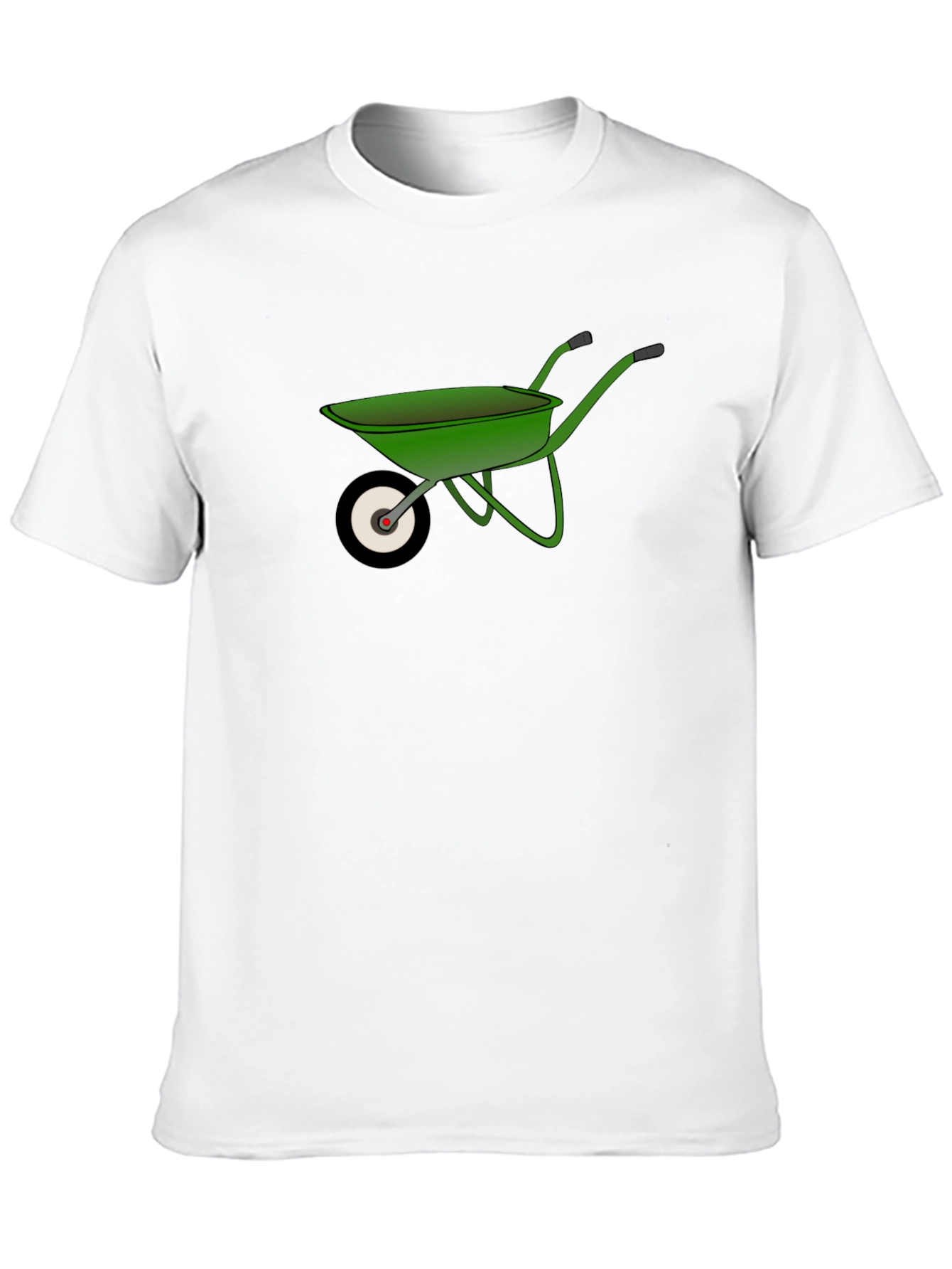 Wheelbarrow Graphic Tee - Black Cotton Comfort