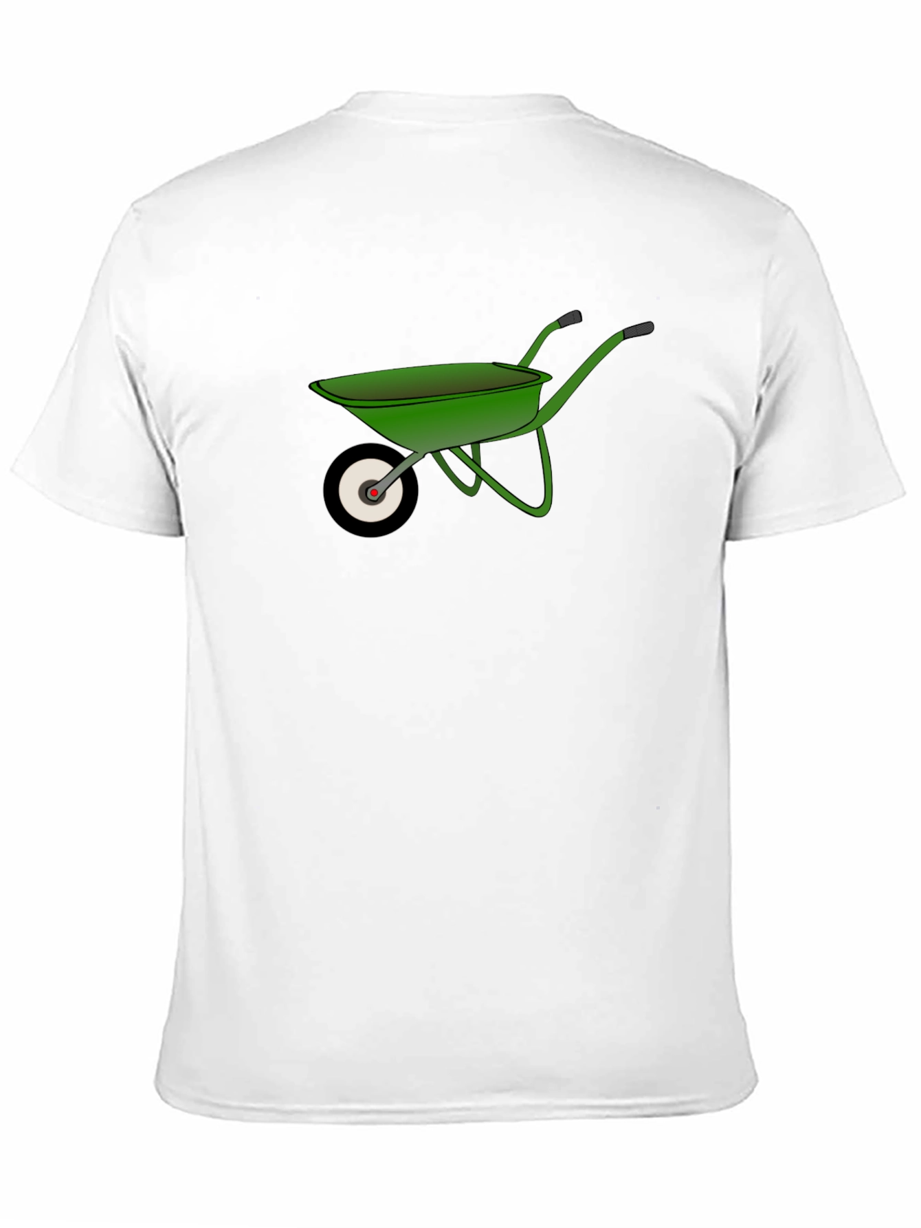 Wheelbarrow Graphic Tee - Black Cotton Comfort