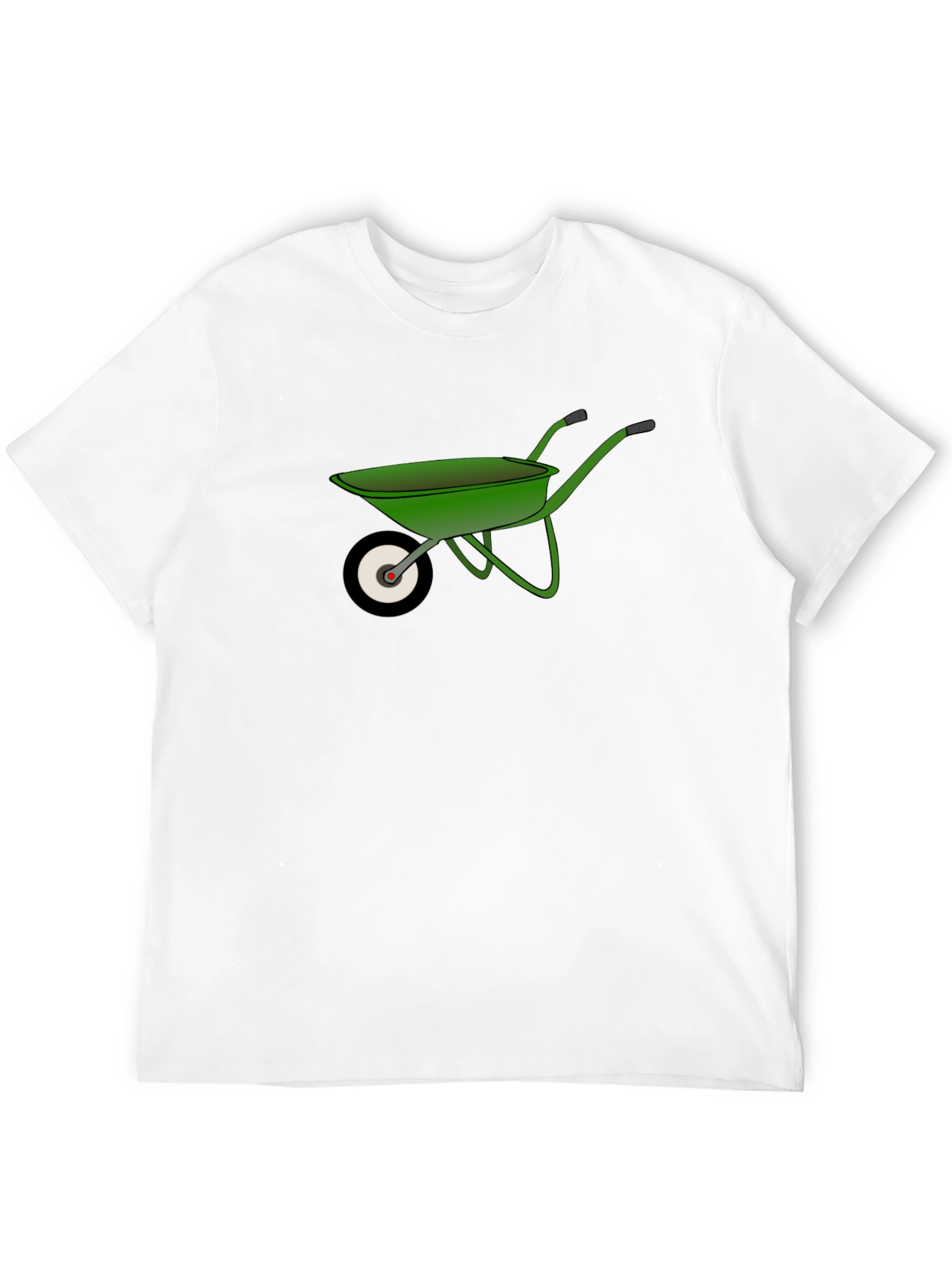 Wheelbarrow Graphic Tee - Black Cotton Comfort