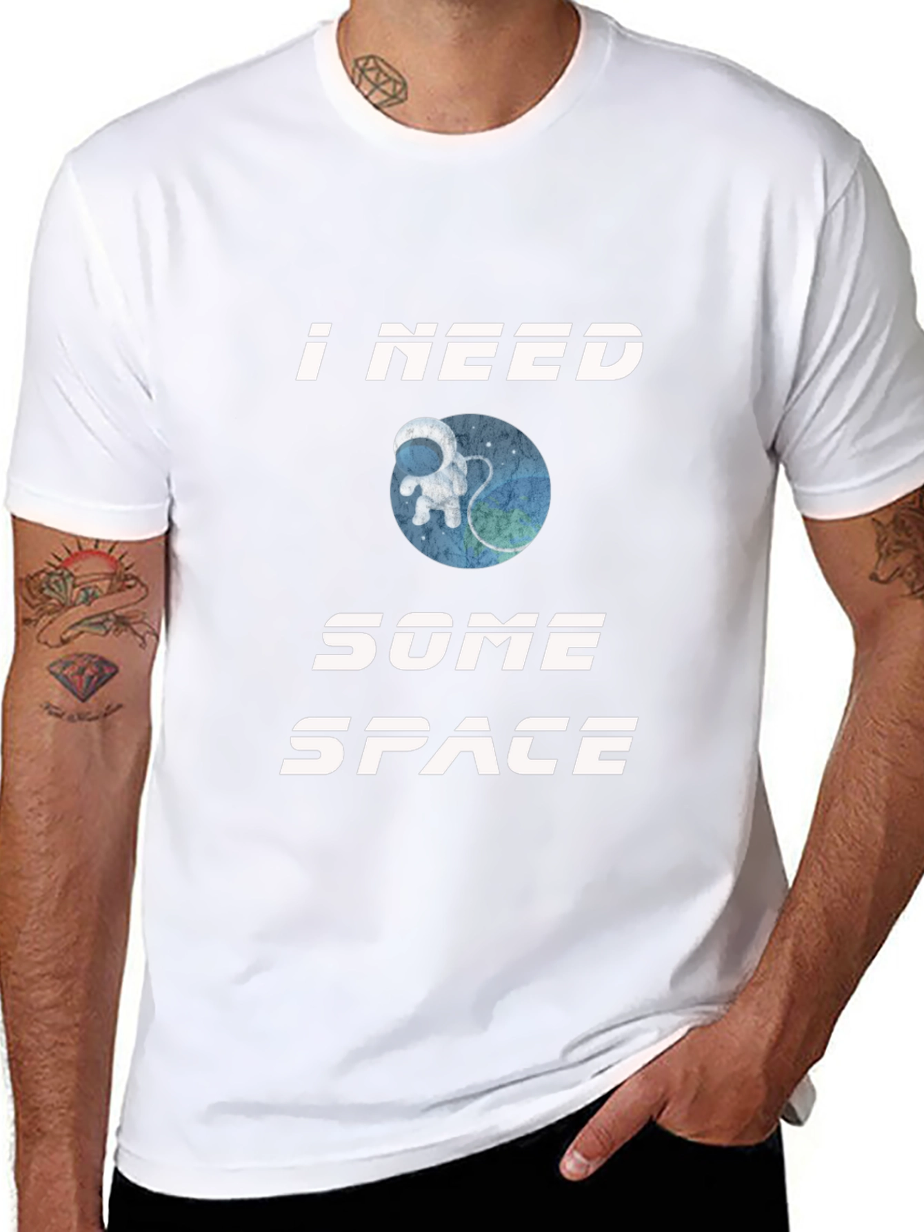 I Need Some Space T-Shirt - Astronaut Design