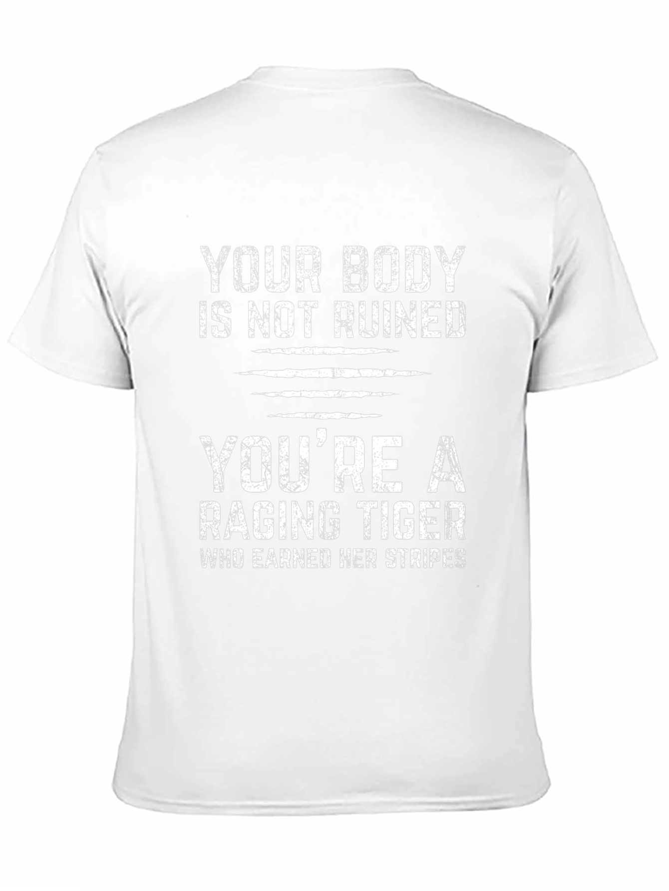 Raging Tiger Graphic T-Shirt - Body Positive Message