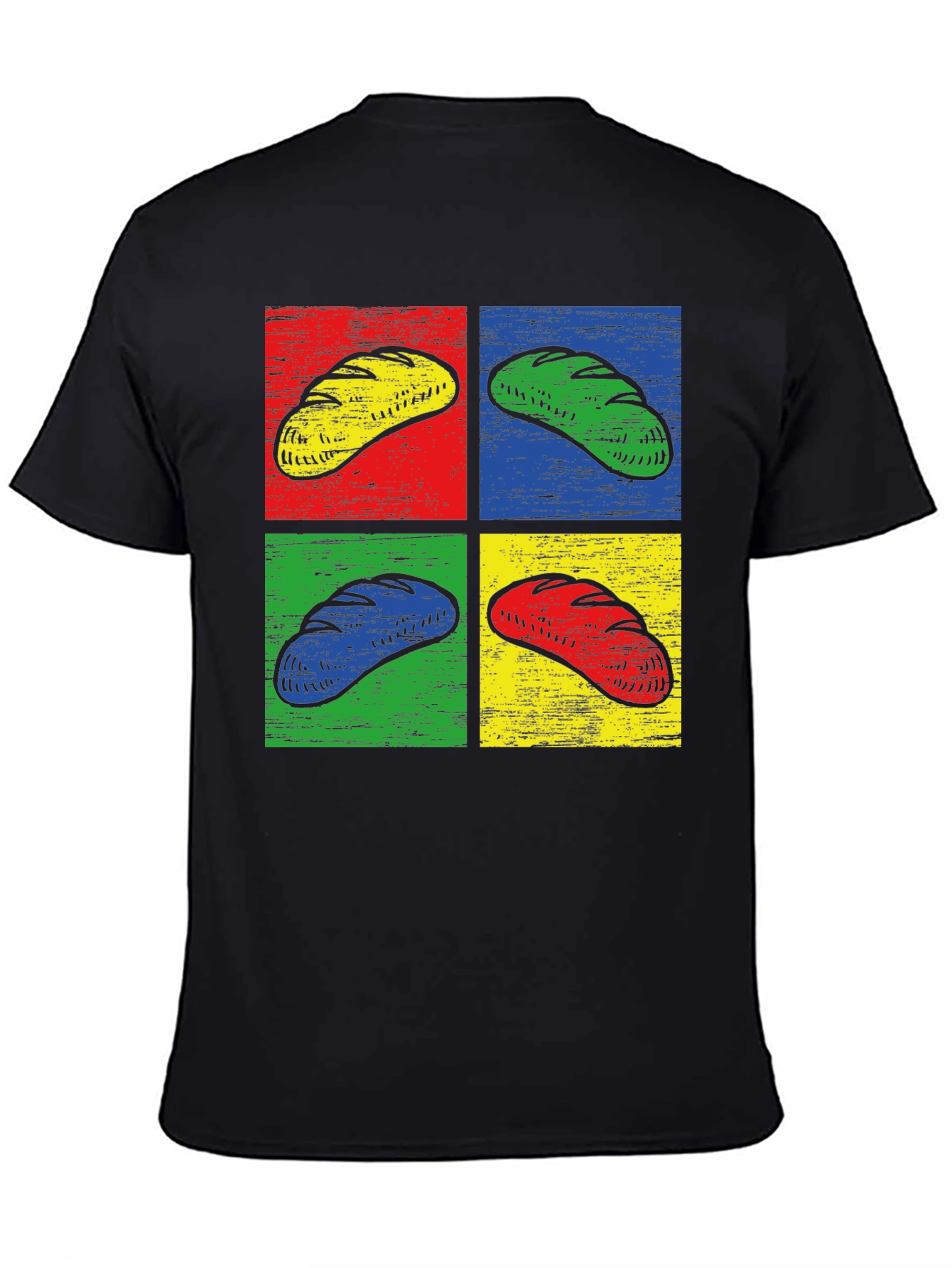 Pop Art Bread Graphic T-Shirt