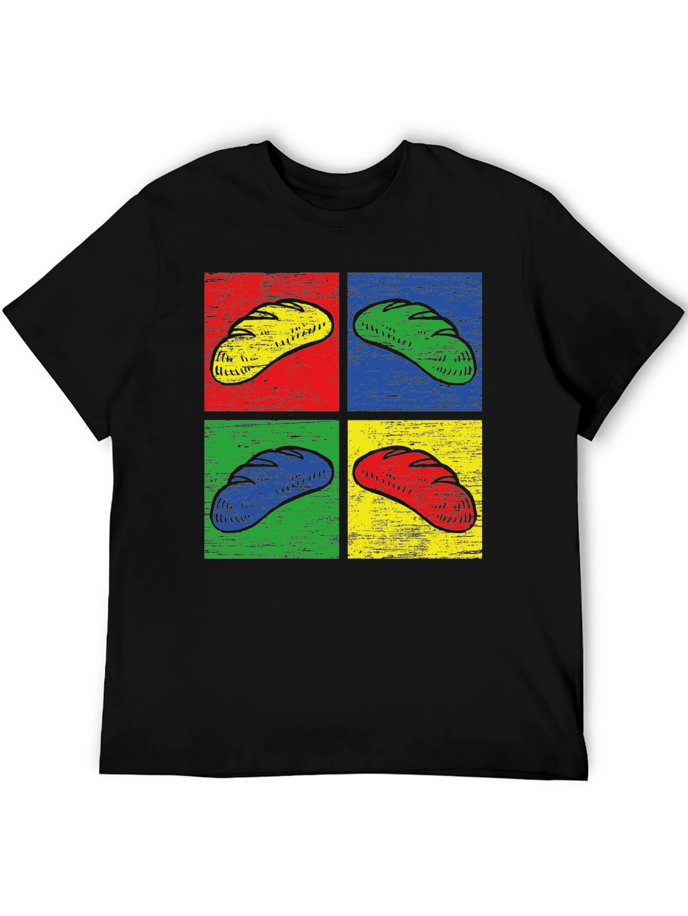 Pop Art Bread Graphic T-Shirt
