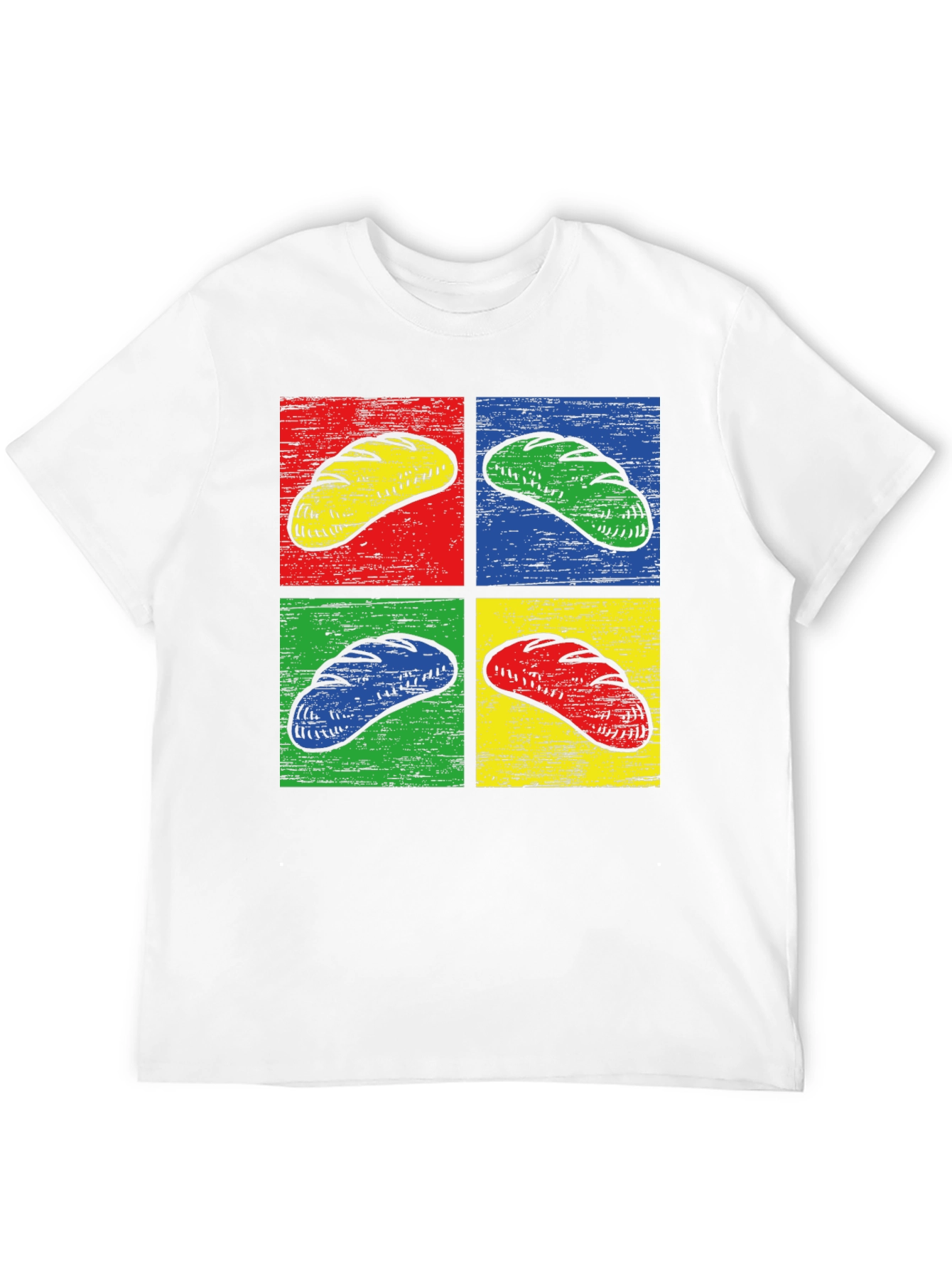 Pop Art Bread Graphic T-Shirt