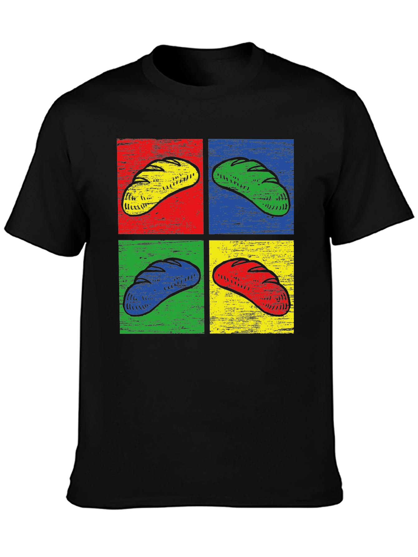 Pop Art Bread Graphic T-Shirt