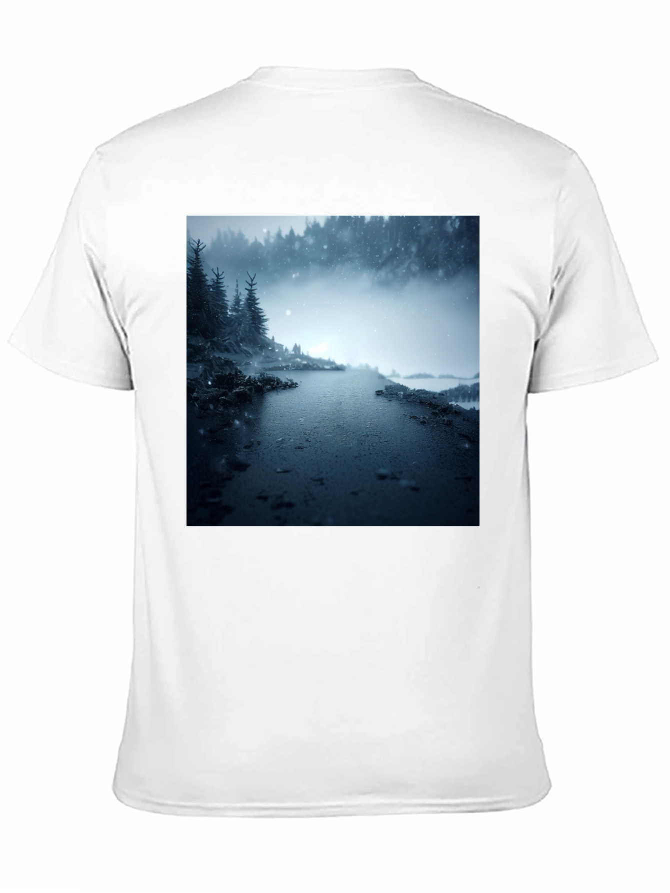 Winter Forest Road Graphic Tee