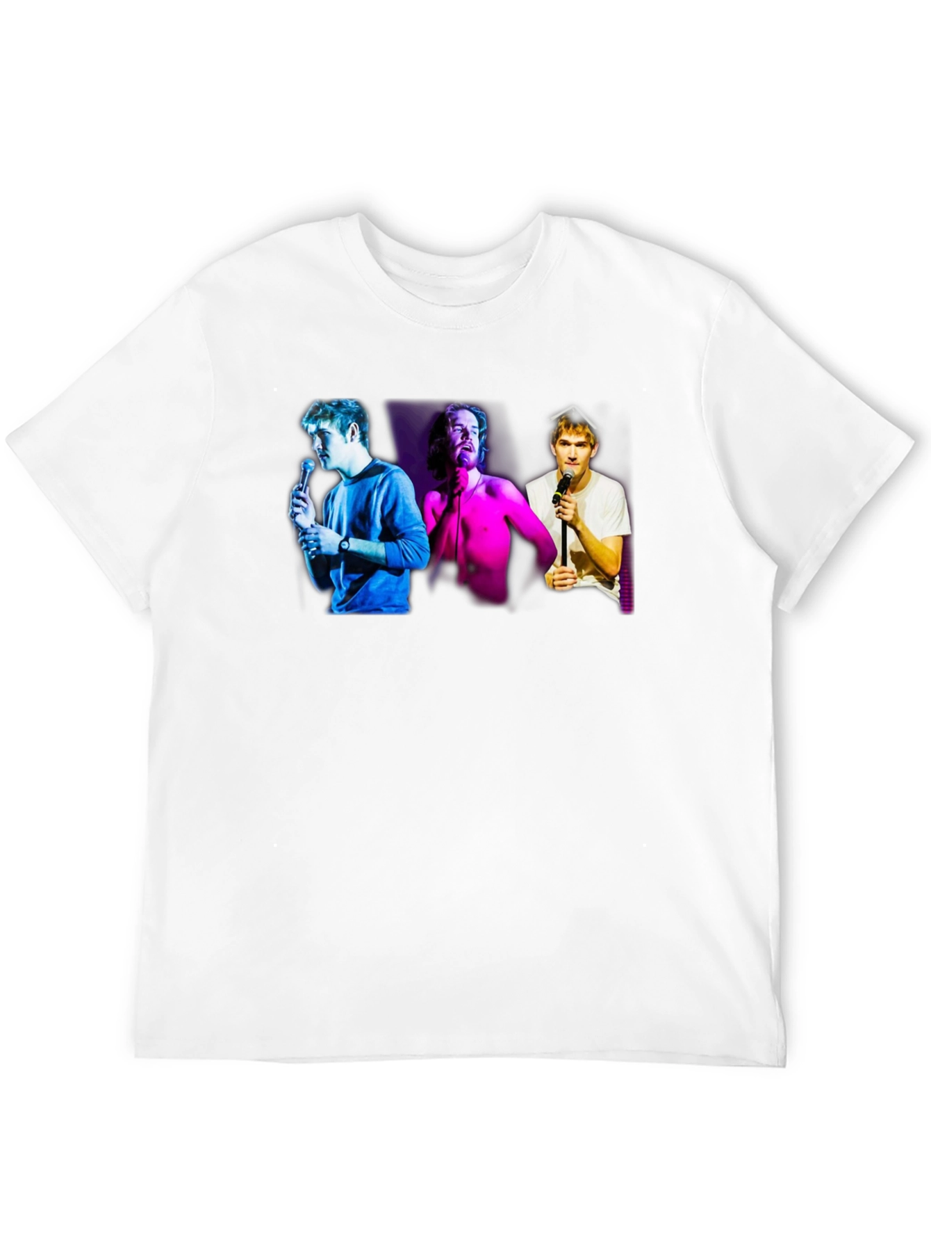 Comedy Trio Graphic T-Shirt - Black