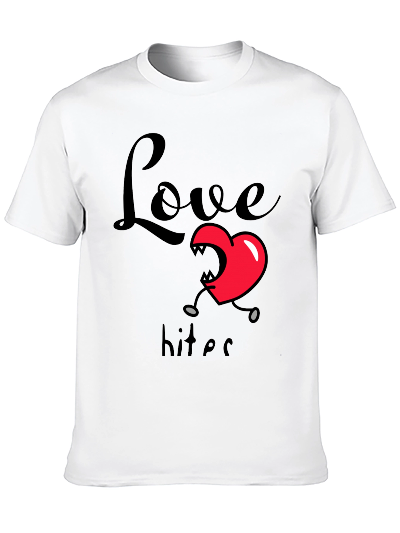 Love Bites Graphic T-Shirt - Black