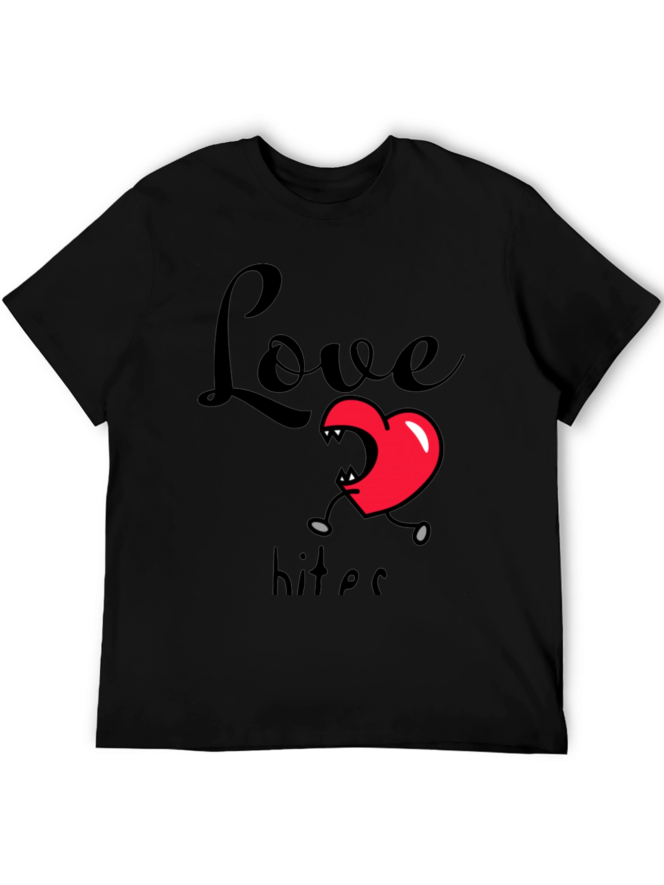 Love Bites Graphic T-Shirt - Black
