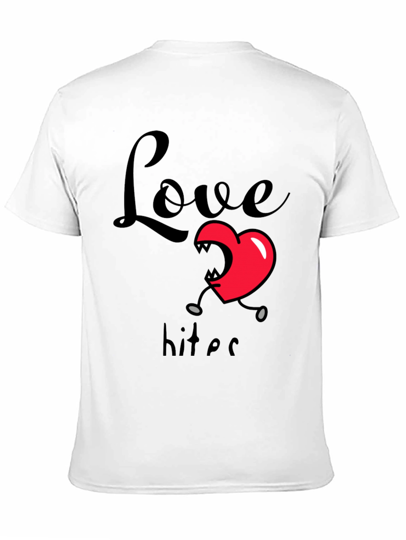 Love Bites Graphic T-Shirt - Black