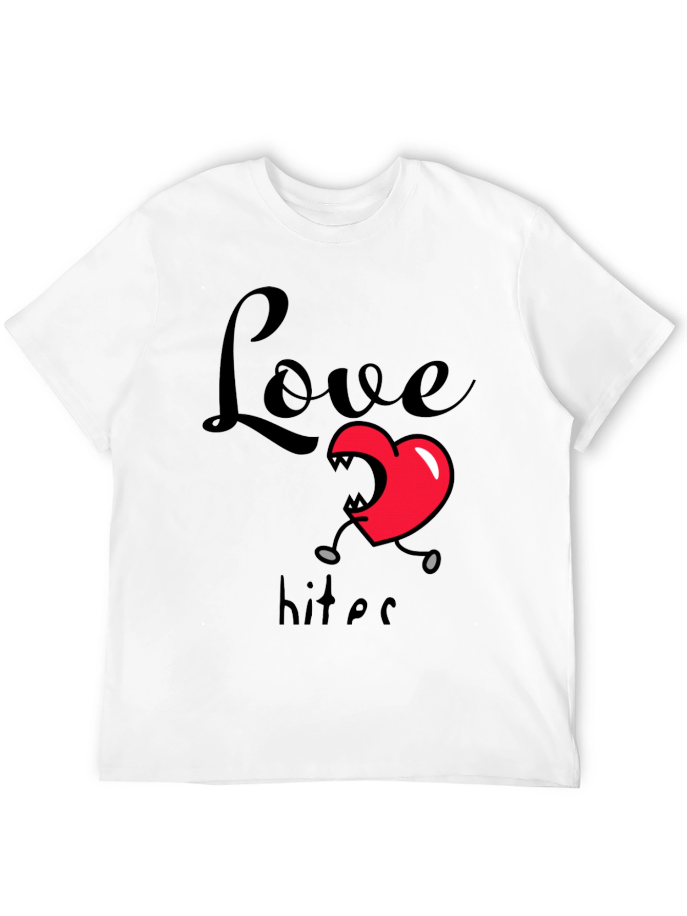 Love Bites Graphic T-Shirt - Black