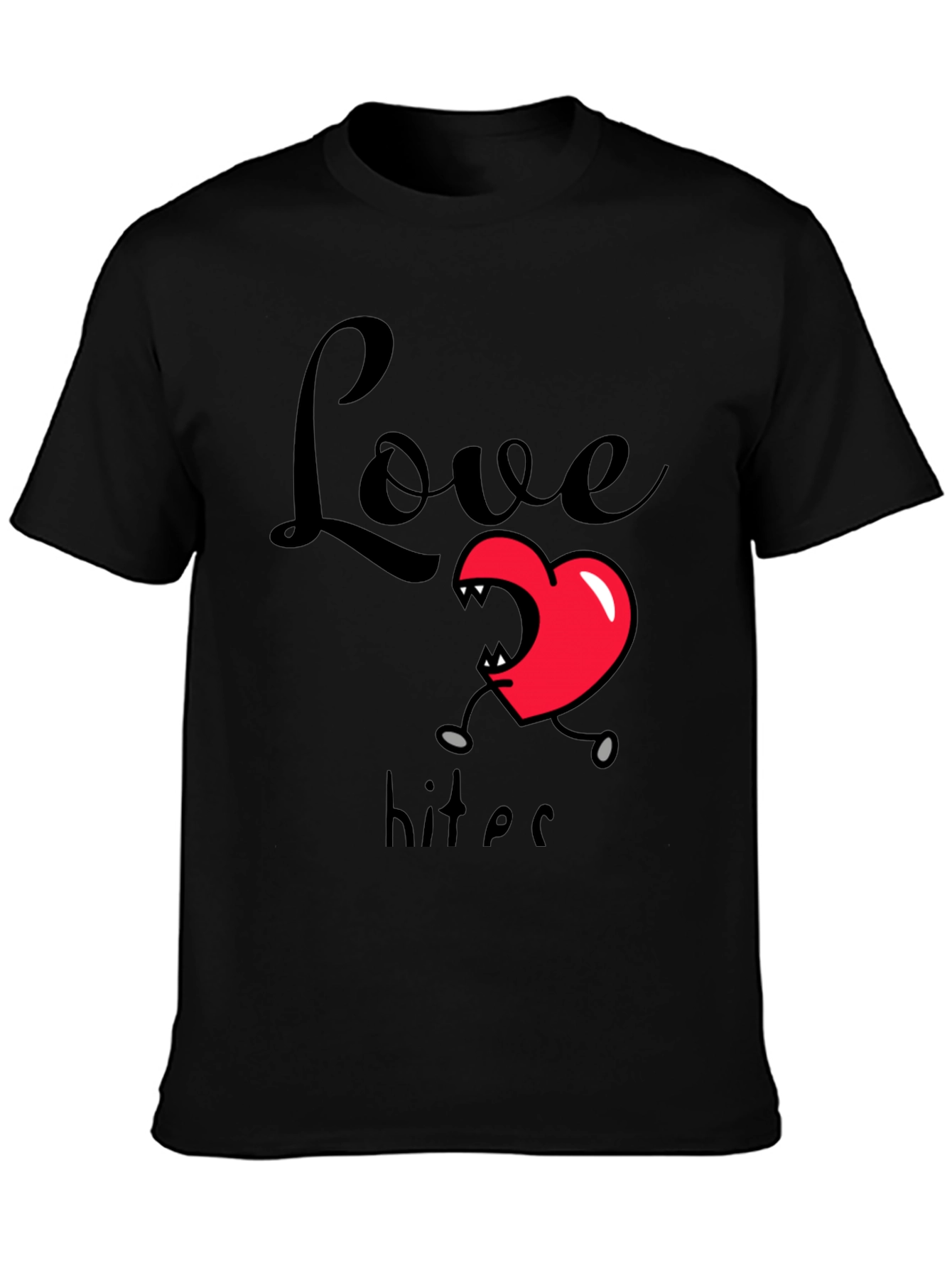Love Bites Graphic T-Shirt - Black