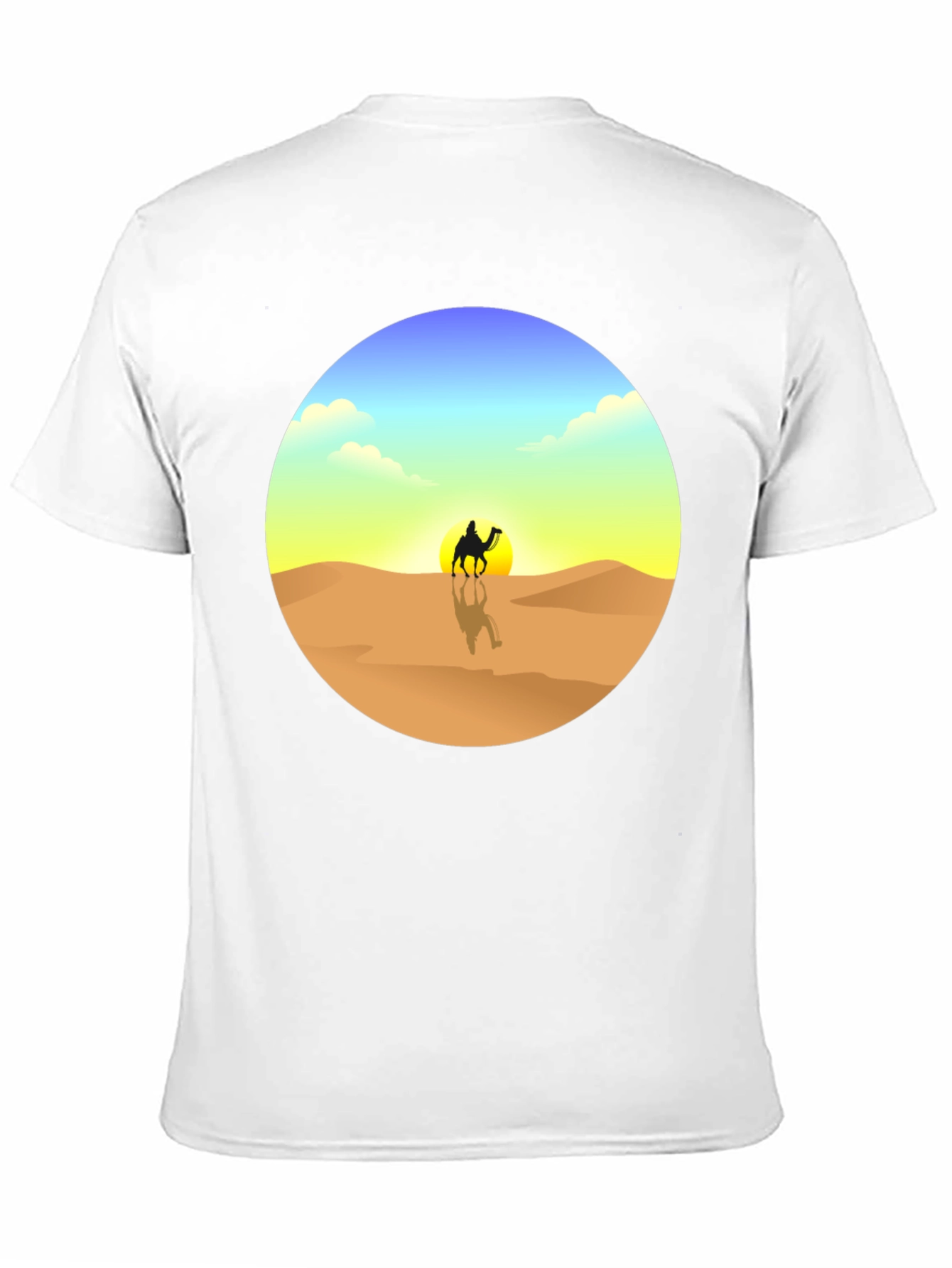 Desert Mirage T-Shirt - Black Graphic Tee