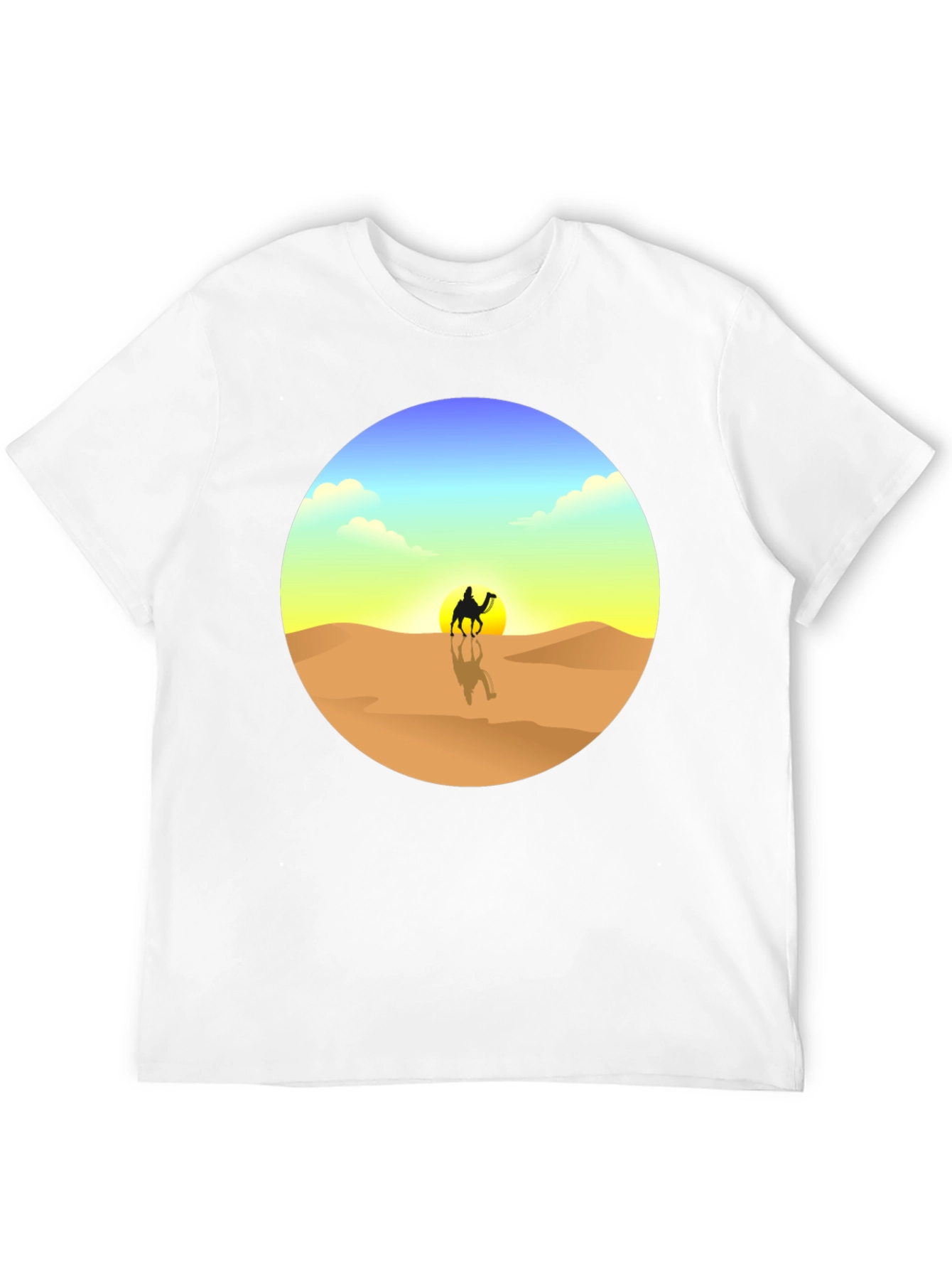 Desert Mirage T-Shirt - Black Graphic Tee