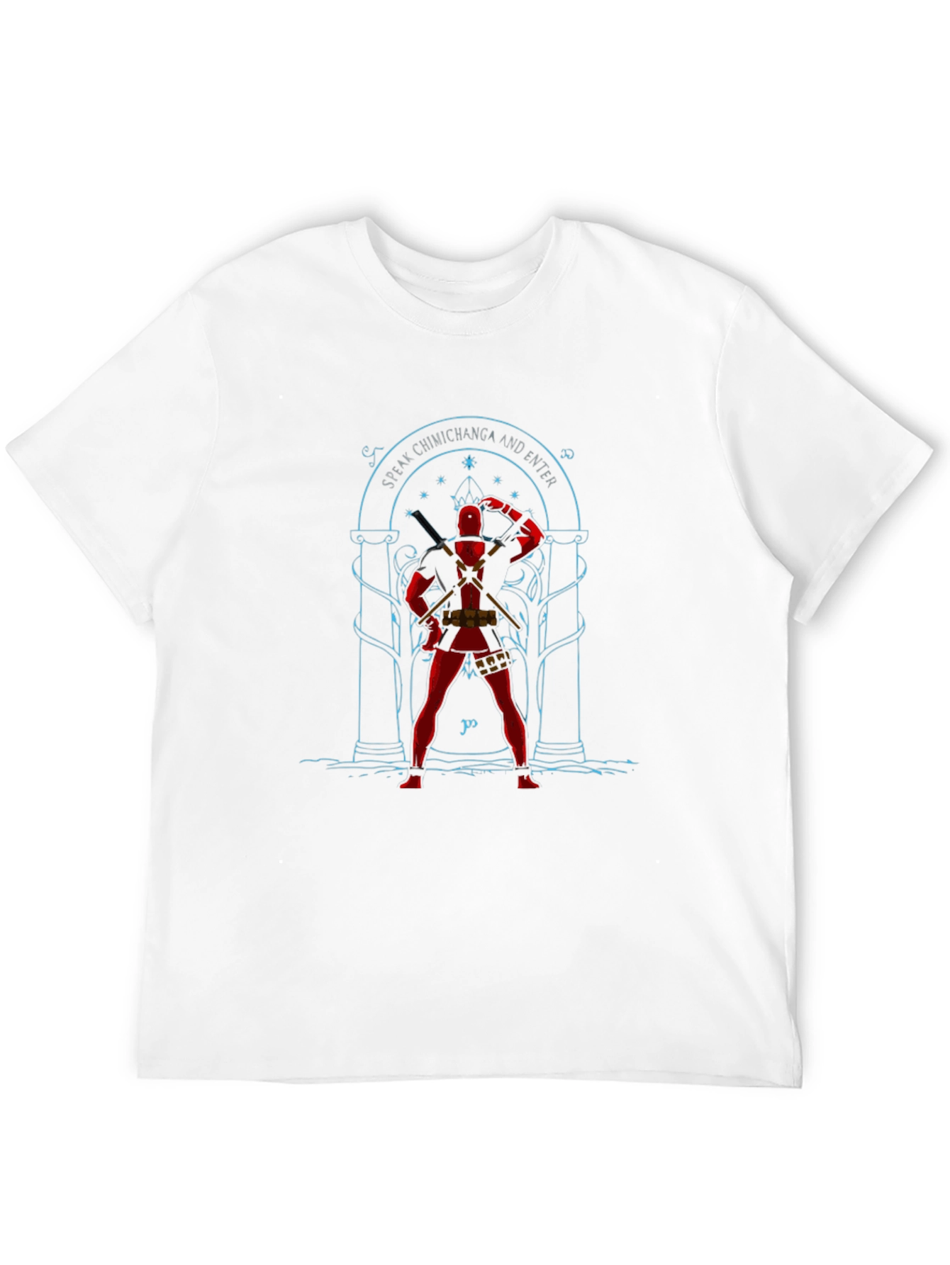 Speak Chimichanga Deadpool Black T-Shirt