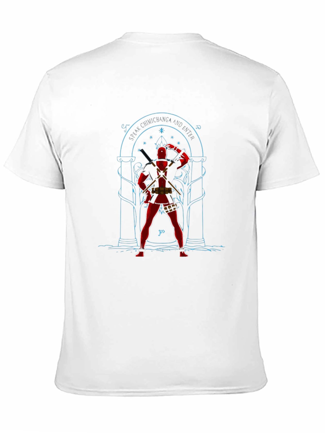 Speak Chimichanga Deadpool Black T-Shirt