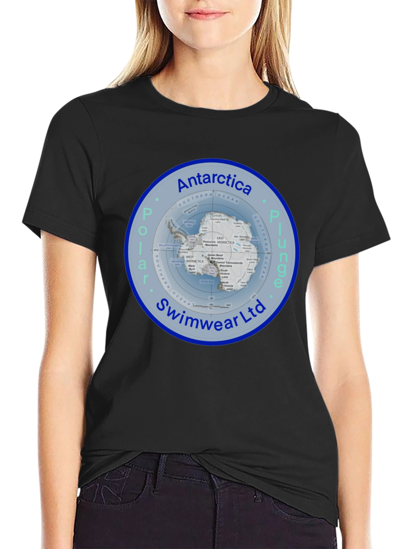 Antarctica Polar Plunge Swimwear T-Shirt