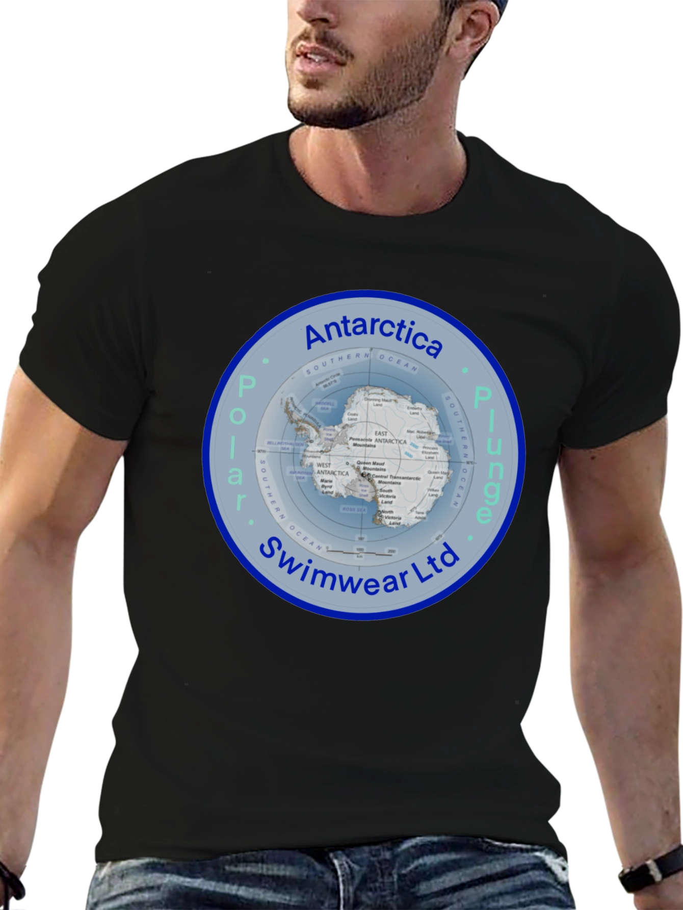 Antarctica Polar Plunge Swimwear T-Shirt