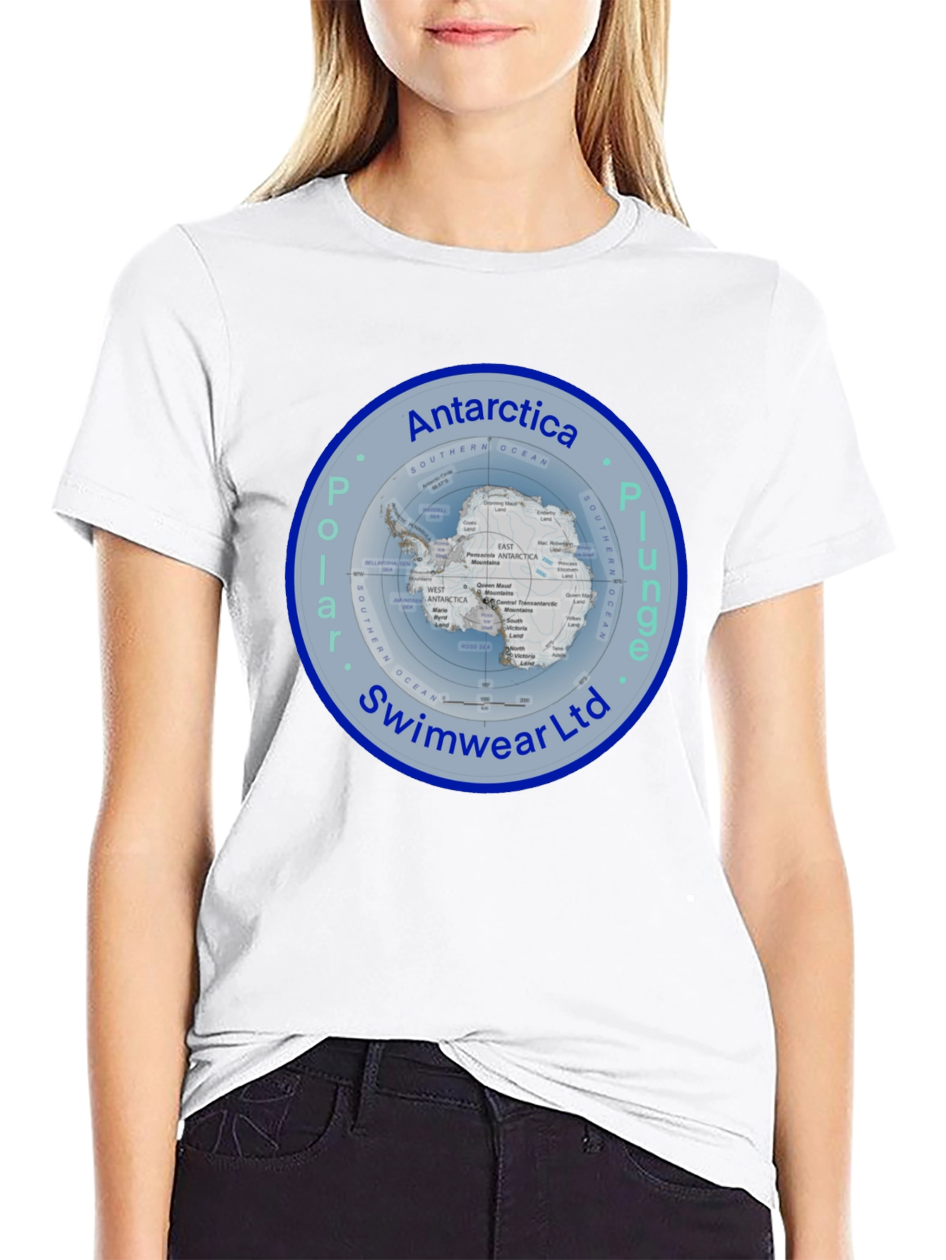 Antarctica Polar Plunge Swimwear T-Shirt