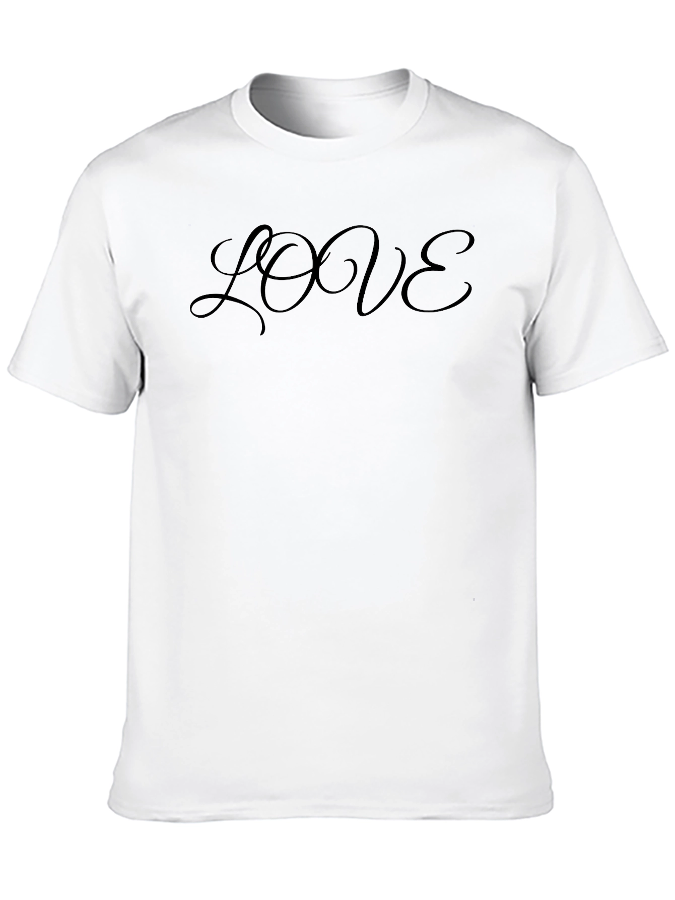 Love Script T-Shirt - Stylish Casual Wear