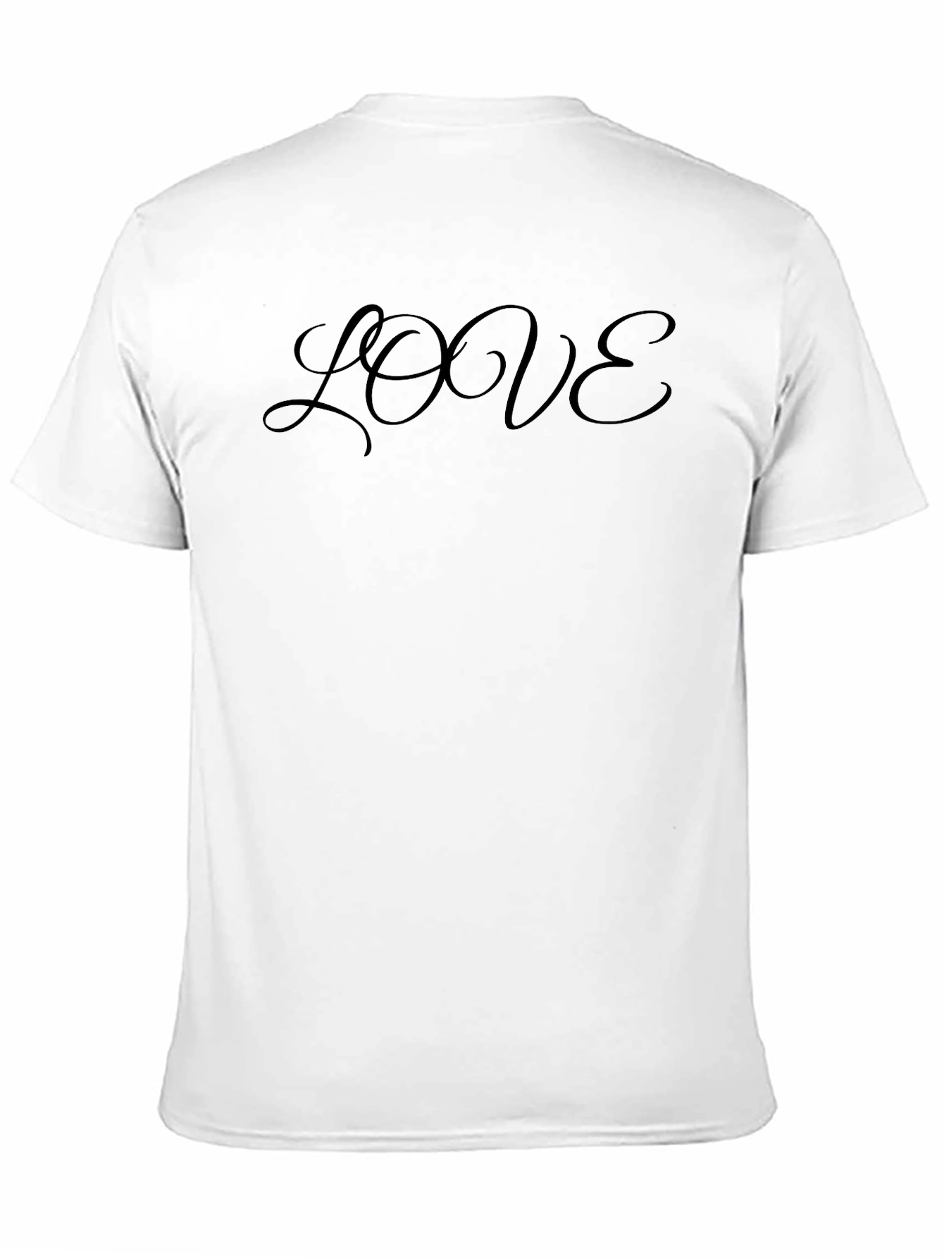 Love Script T-Shirt - Stylish Casual Wear